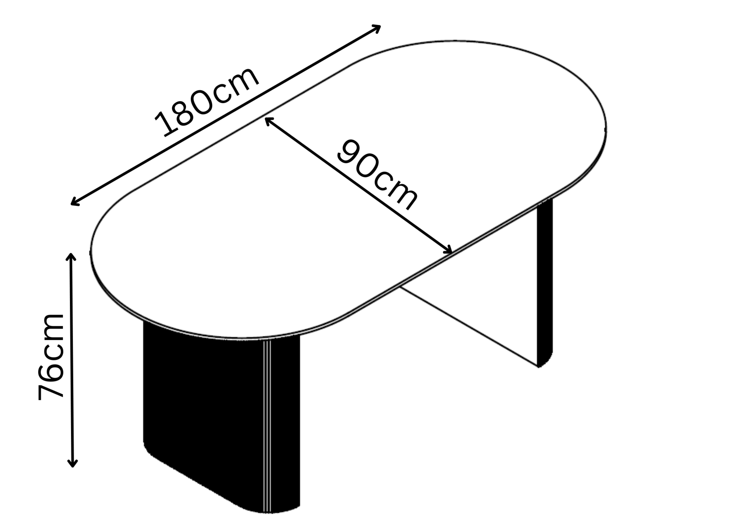 Cartier 180cm Oval Gloss Grey Ceramic Dining Table