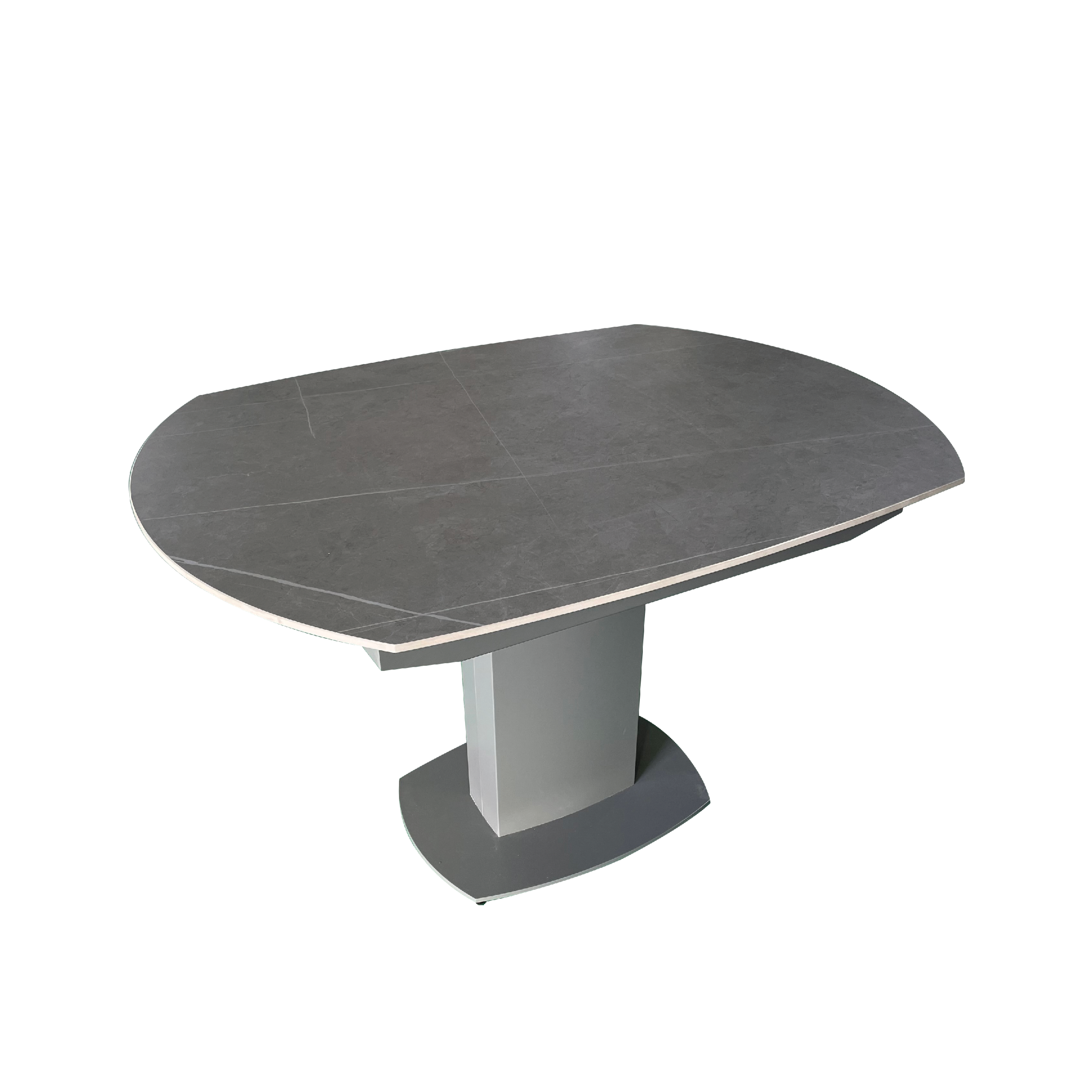 Olivia 119-179cm Ceramic Swivel Extending Dining Table