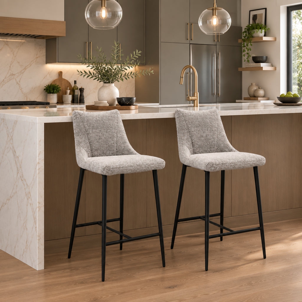 Zara Fabric Bar Stool