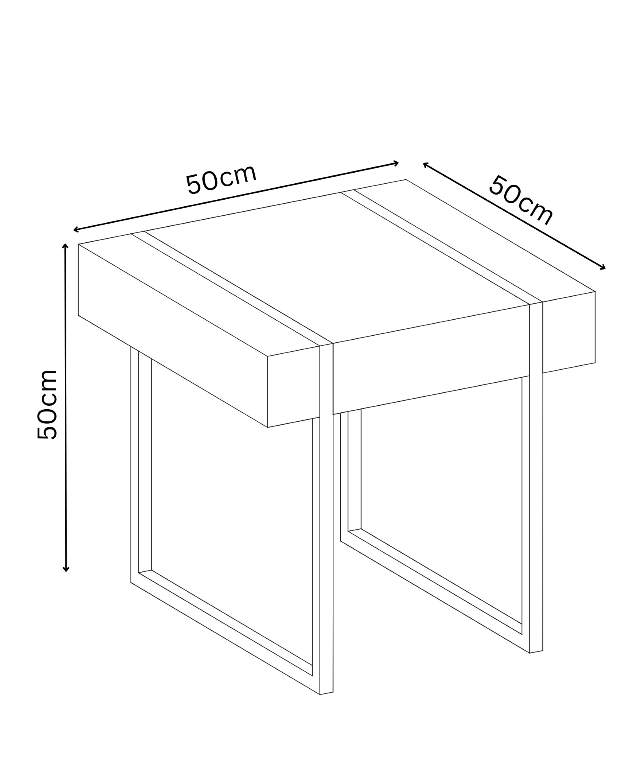Montblanc White Marble Effect Side Table