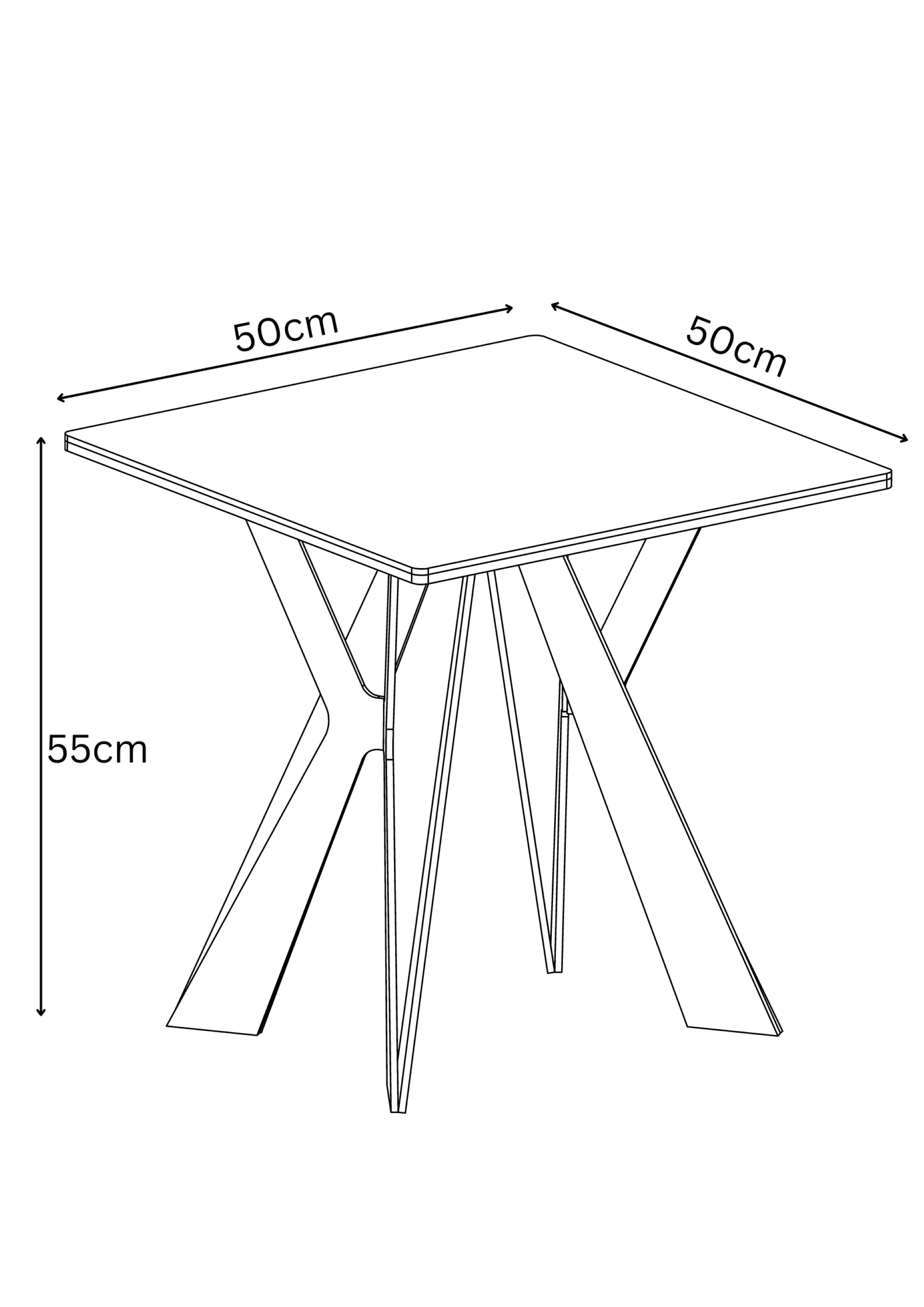 Murano Mid Grey Ceramic Side Table