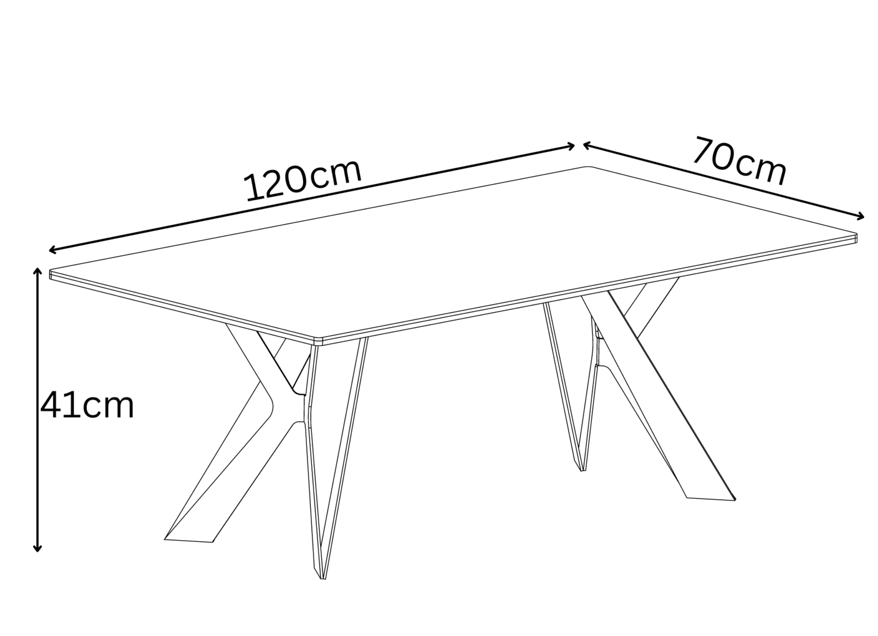 Murano Mid Grey Ceramic Coffee Table