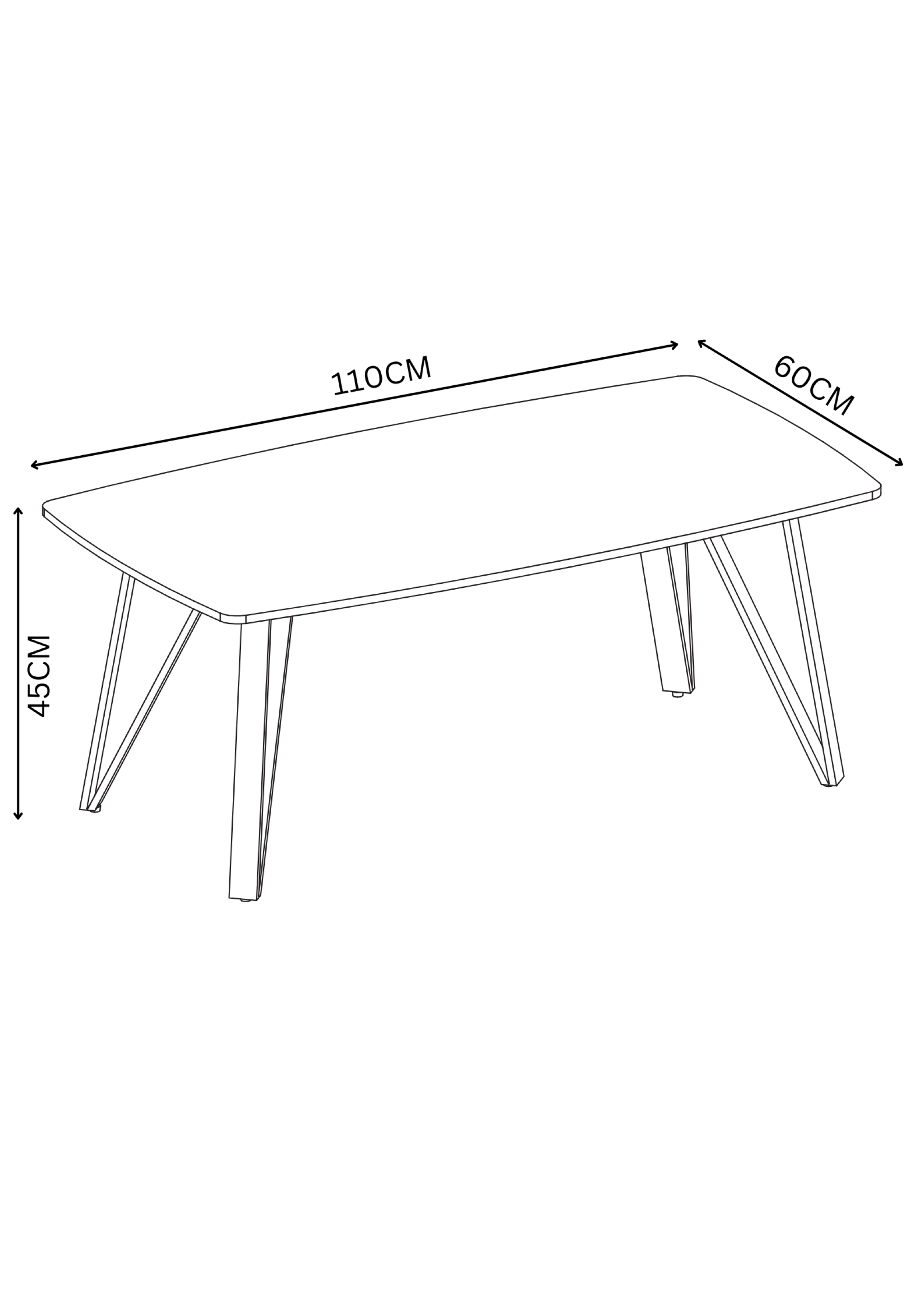 Riviera Grey Ceramic Coffee Table