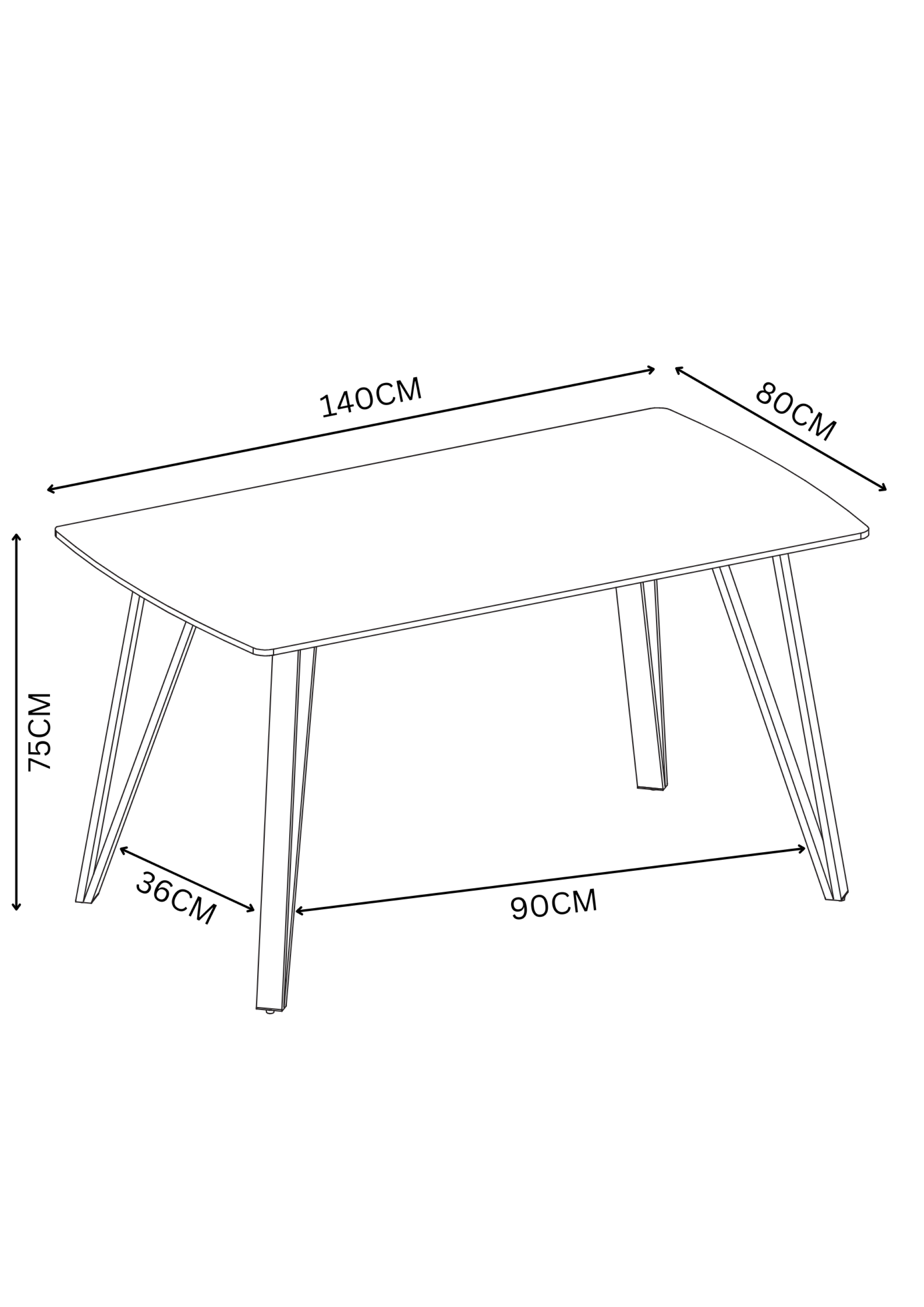 Riviera 140cm Grey Ceramic Dining Table
