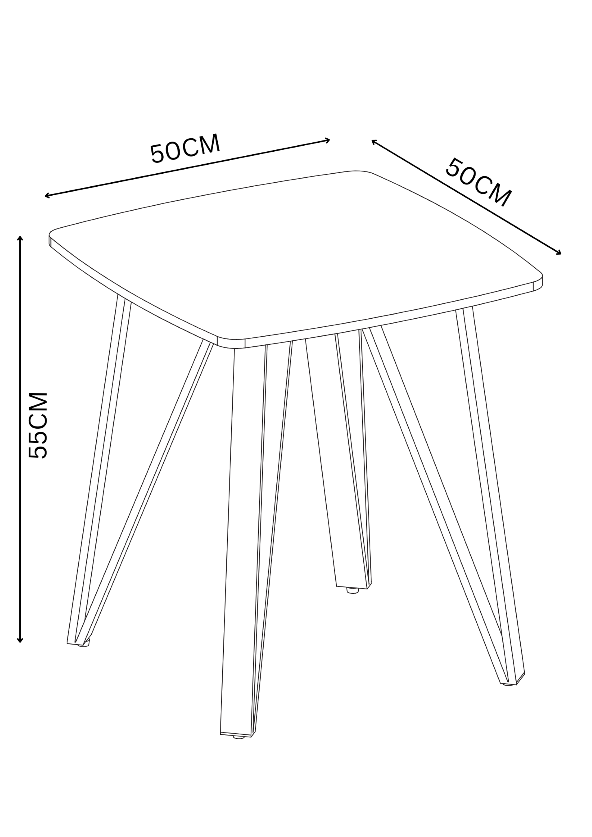 Riviera Grey Ceramic Side Table