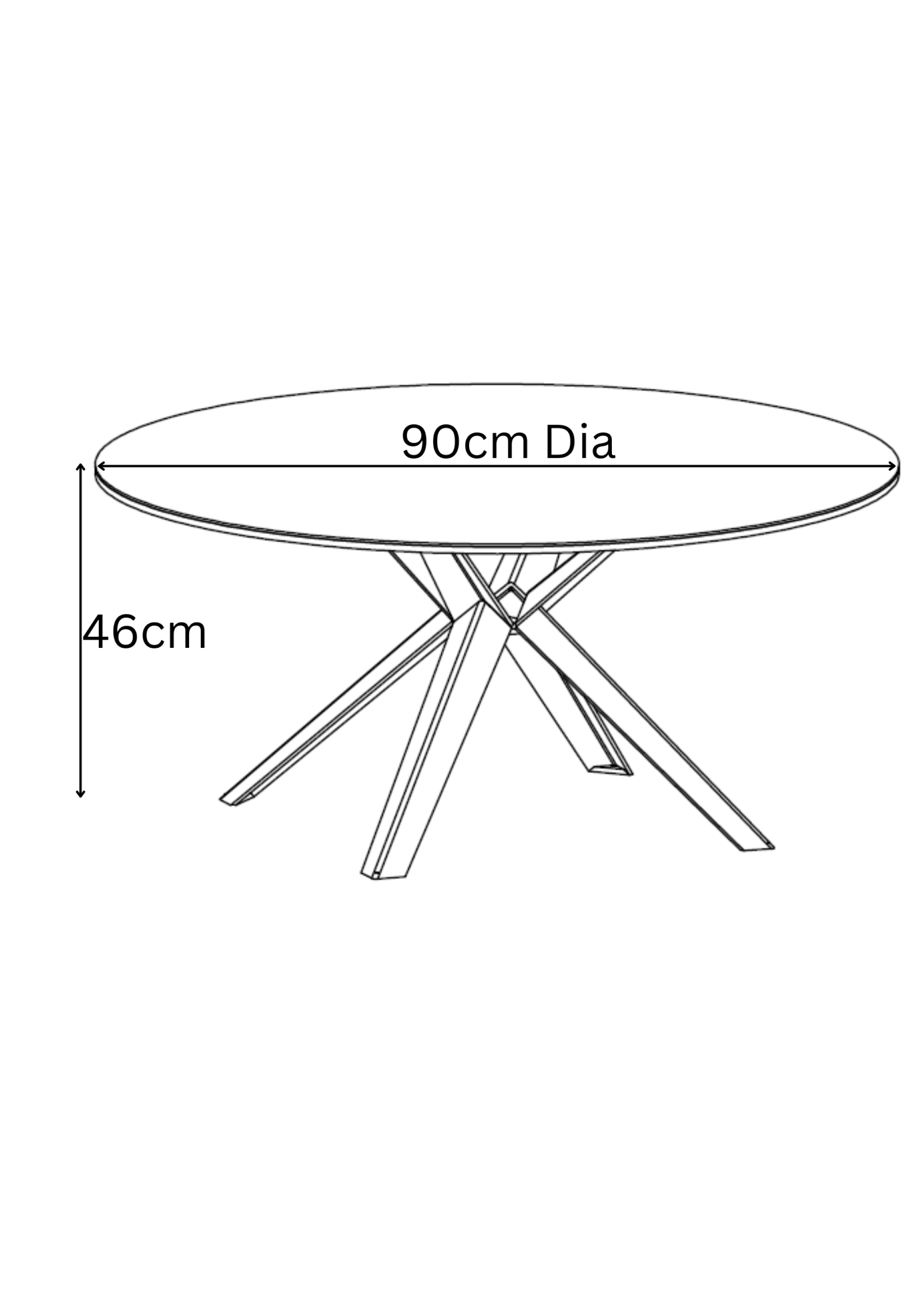 Vitalli Ceramic Coffee Table