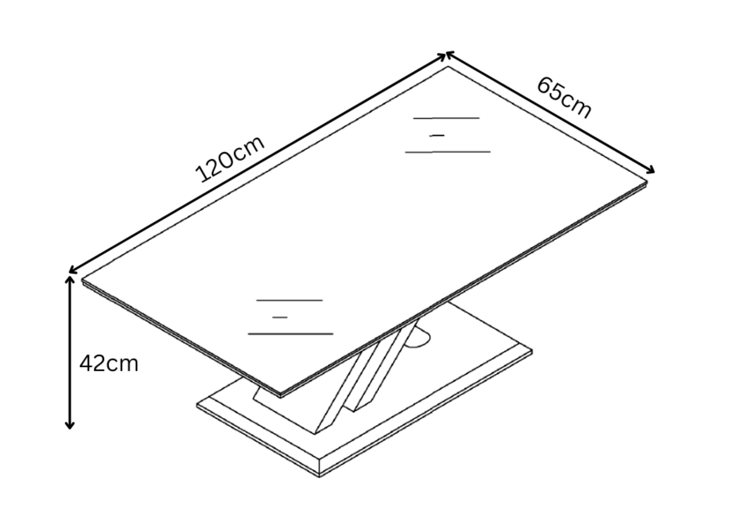 Xavi Grey Walnut Coffee Table