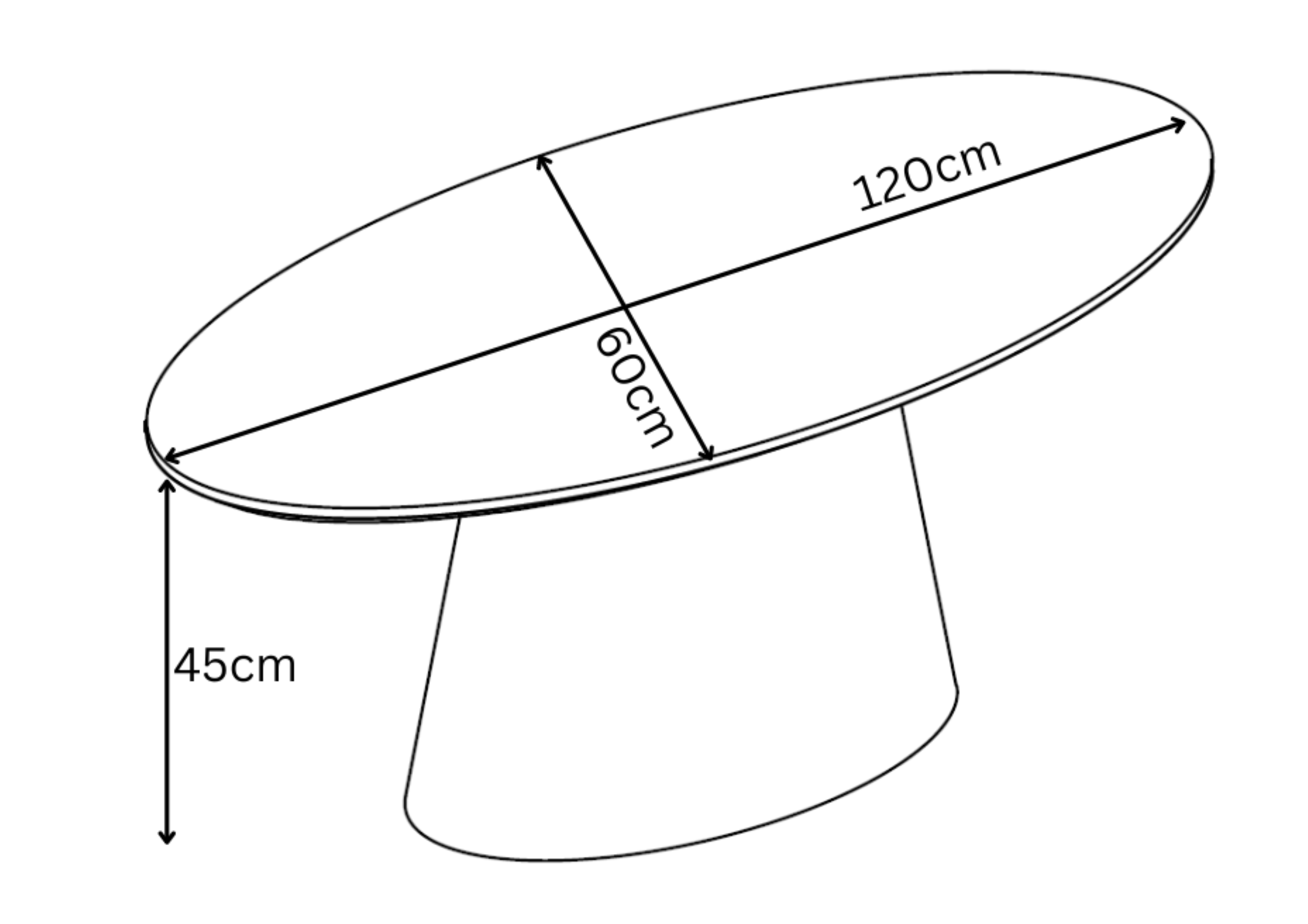 Simoni Light Grey Melamine Coffee Table