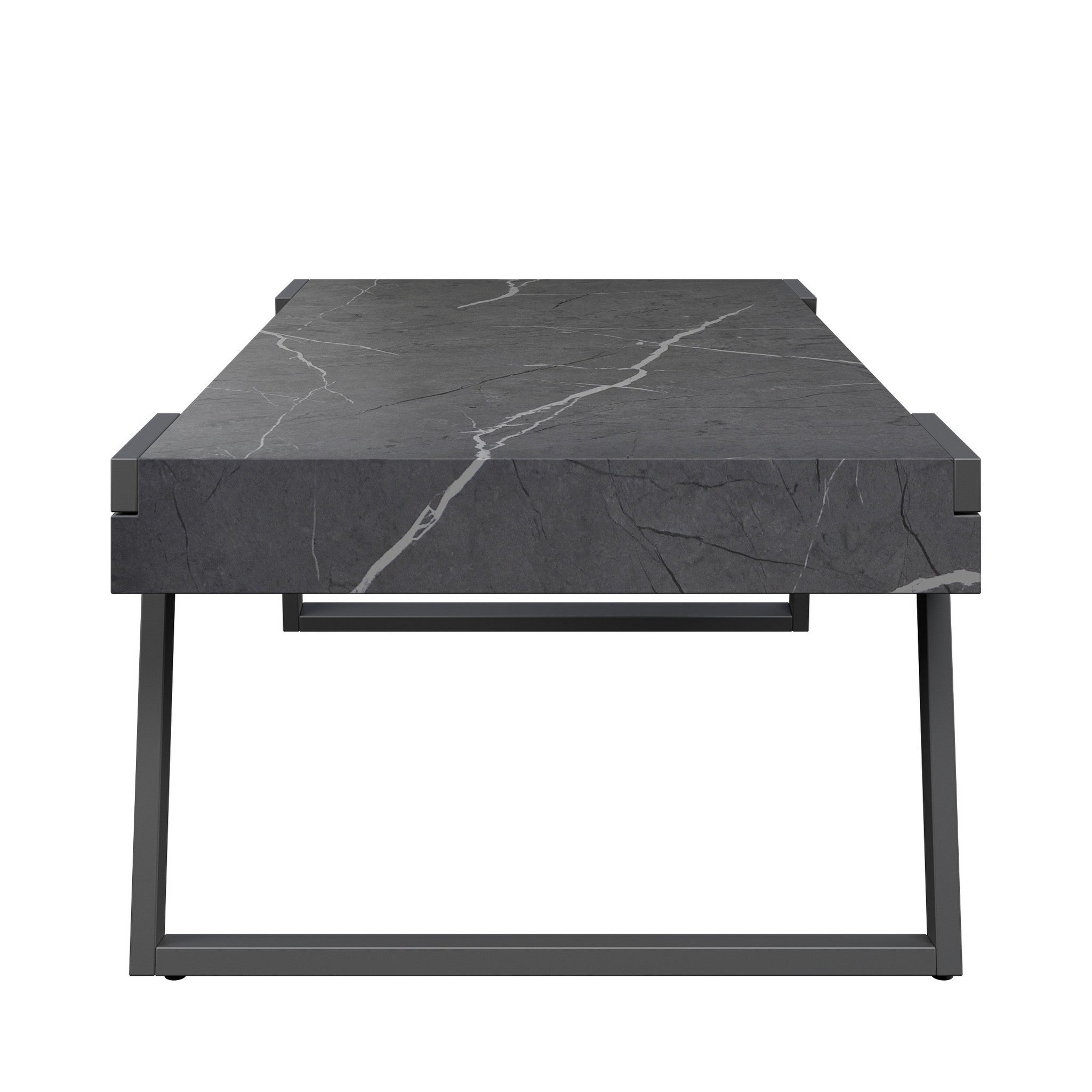 Alpina Grey Marble Effect Coffee Table