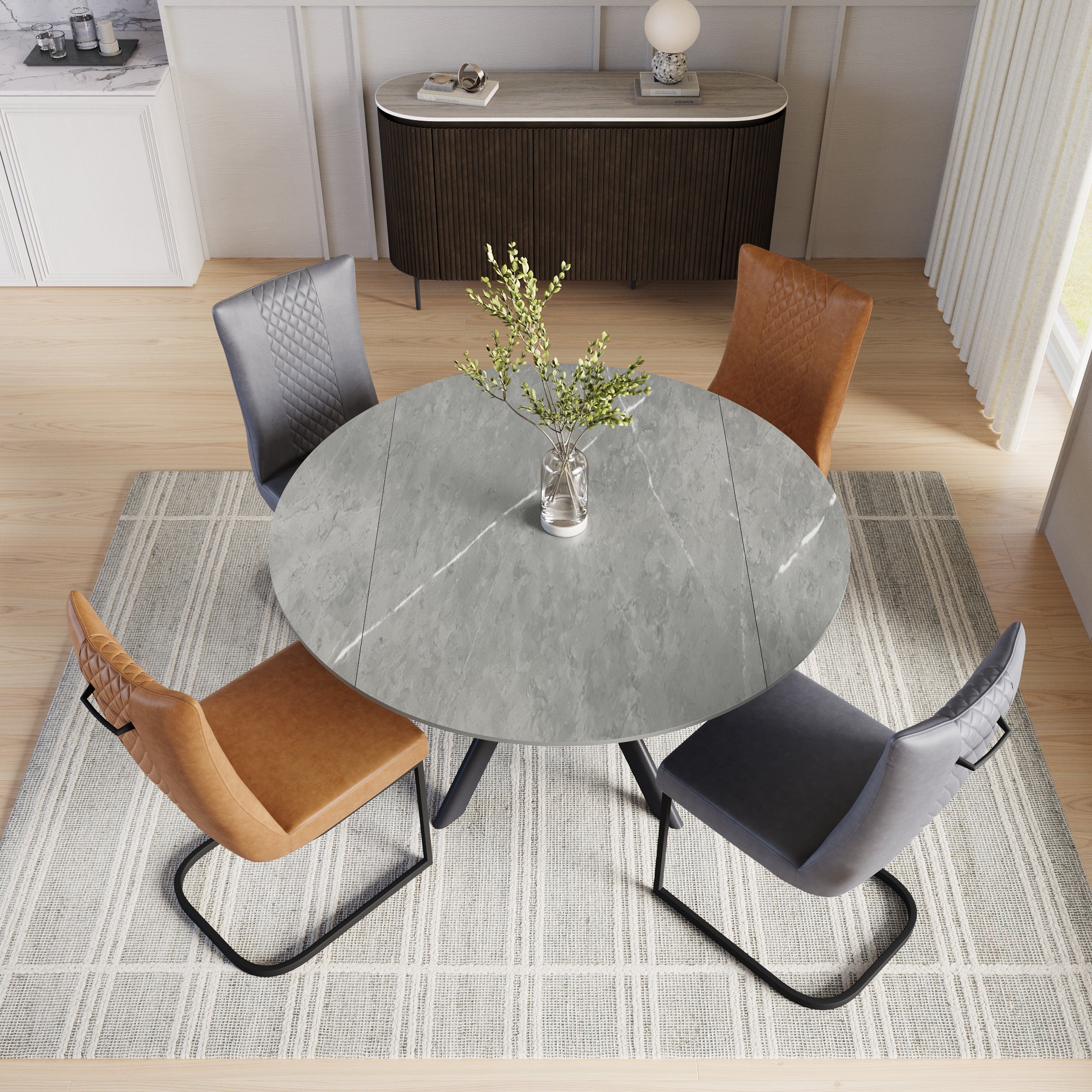 Alto 135cm Ceramic Extending Dining Table