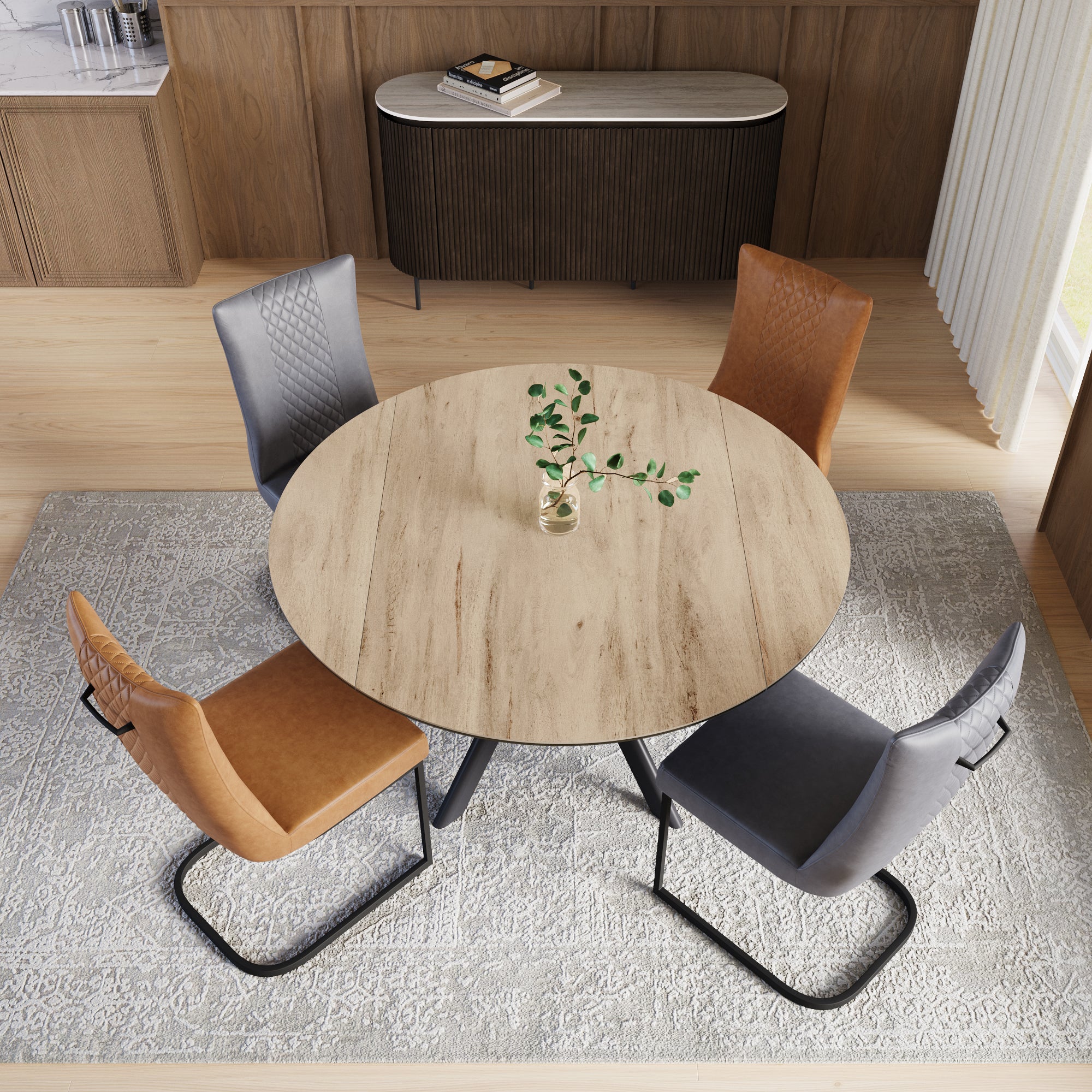 Alto 135cm Ceramic Extending Dining Table