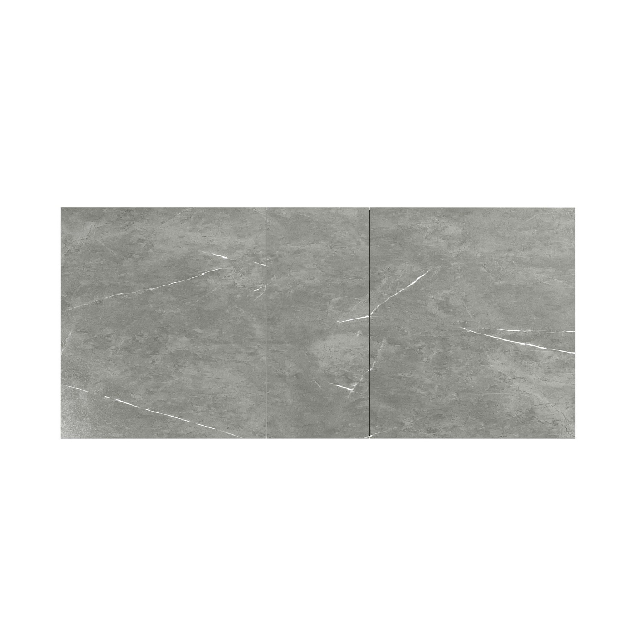 Azzaro 160-200cm Matte Grey Ceramic Auto-rise Extending Dining Table