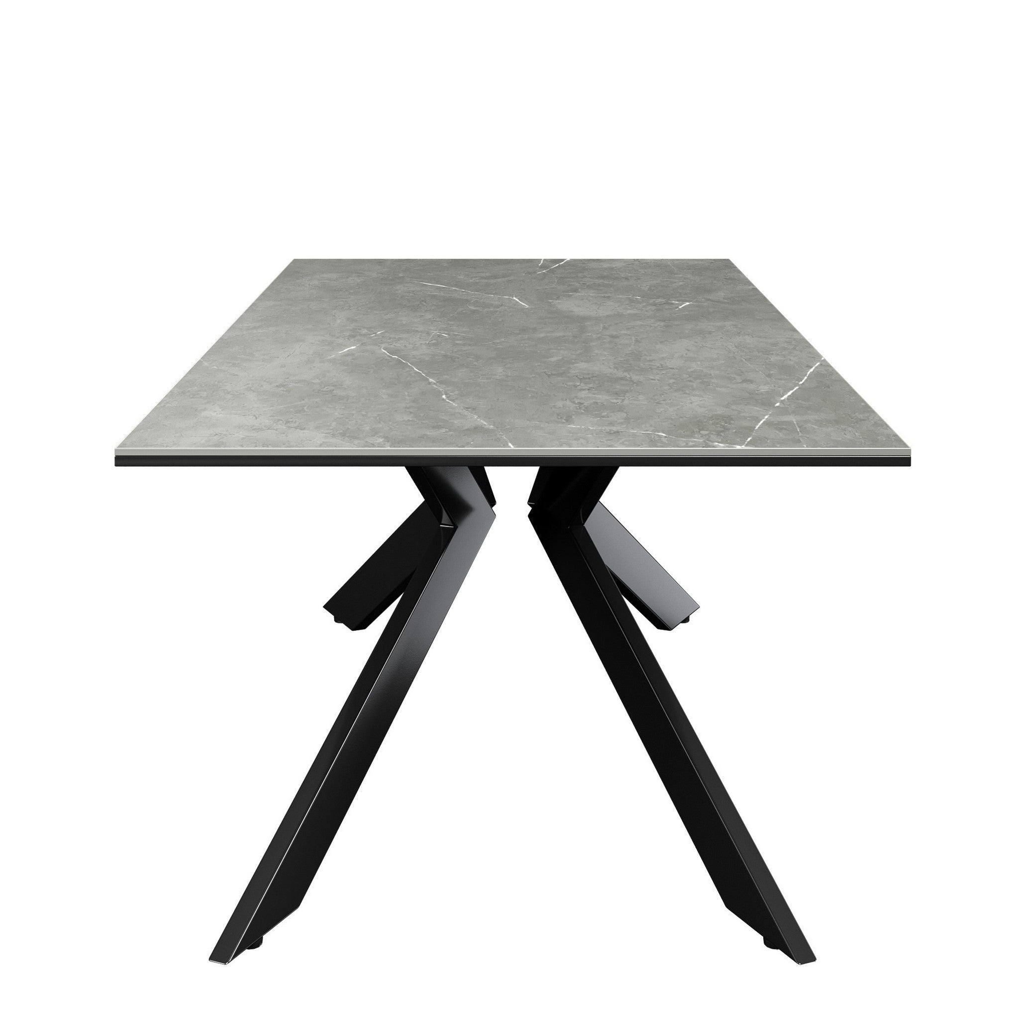 Azzaro Matte Grey Ceramic Coffee Table