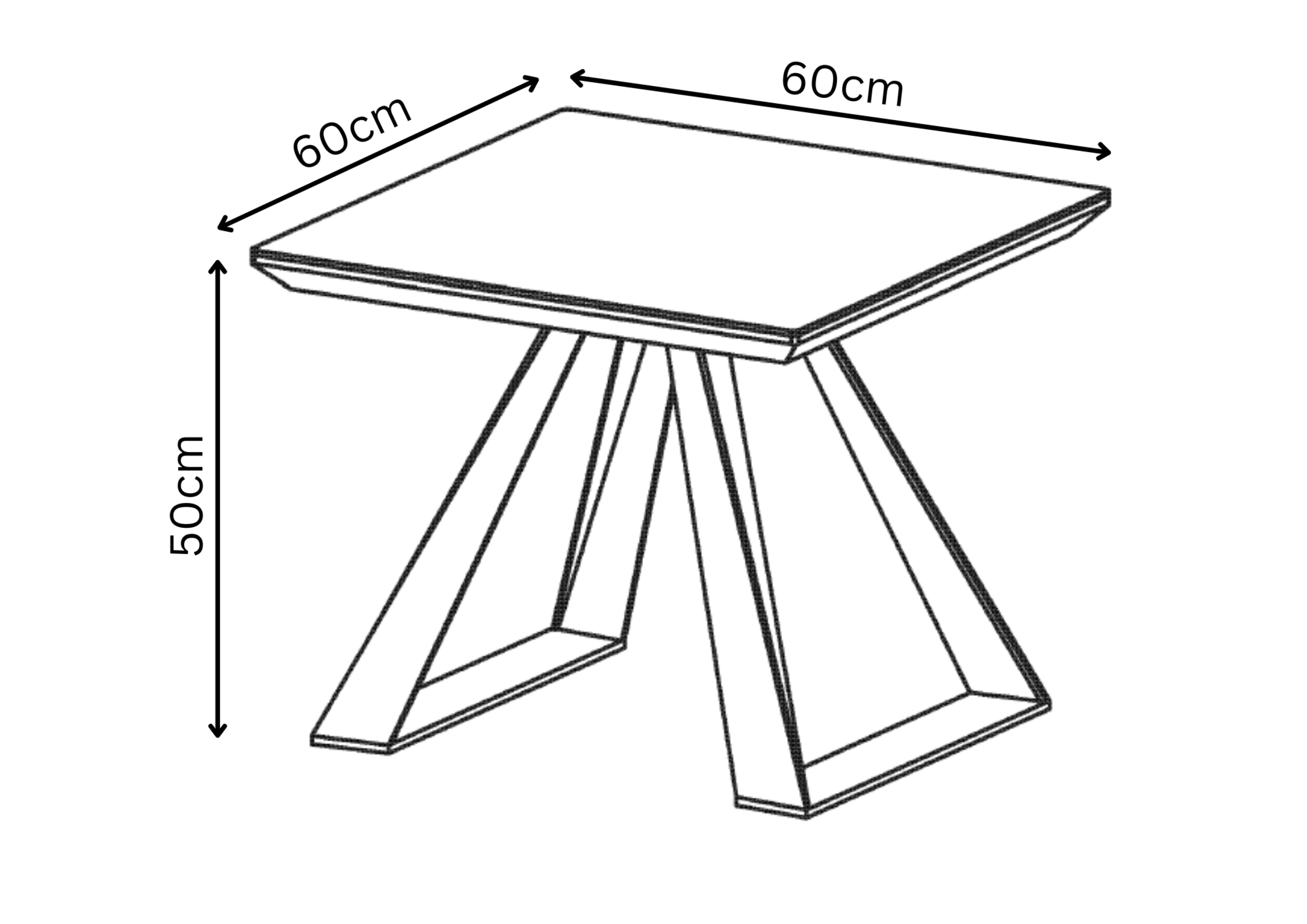 Lavante Grey Gloss Ceramic Side Table