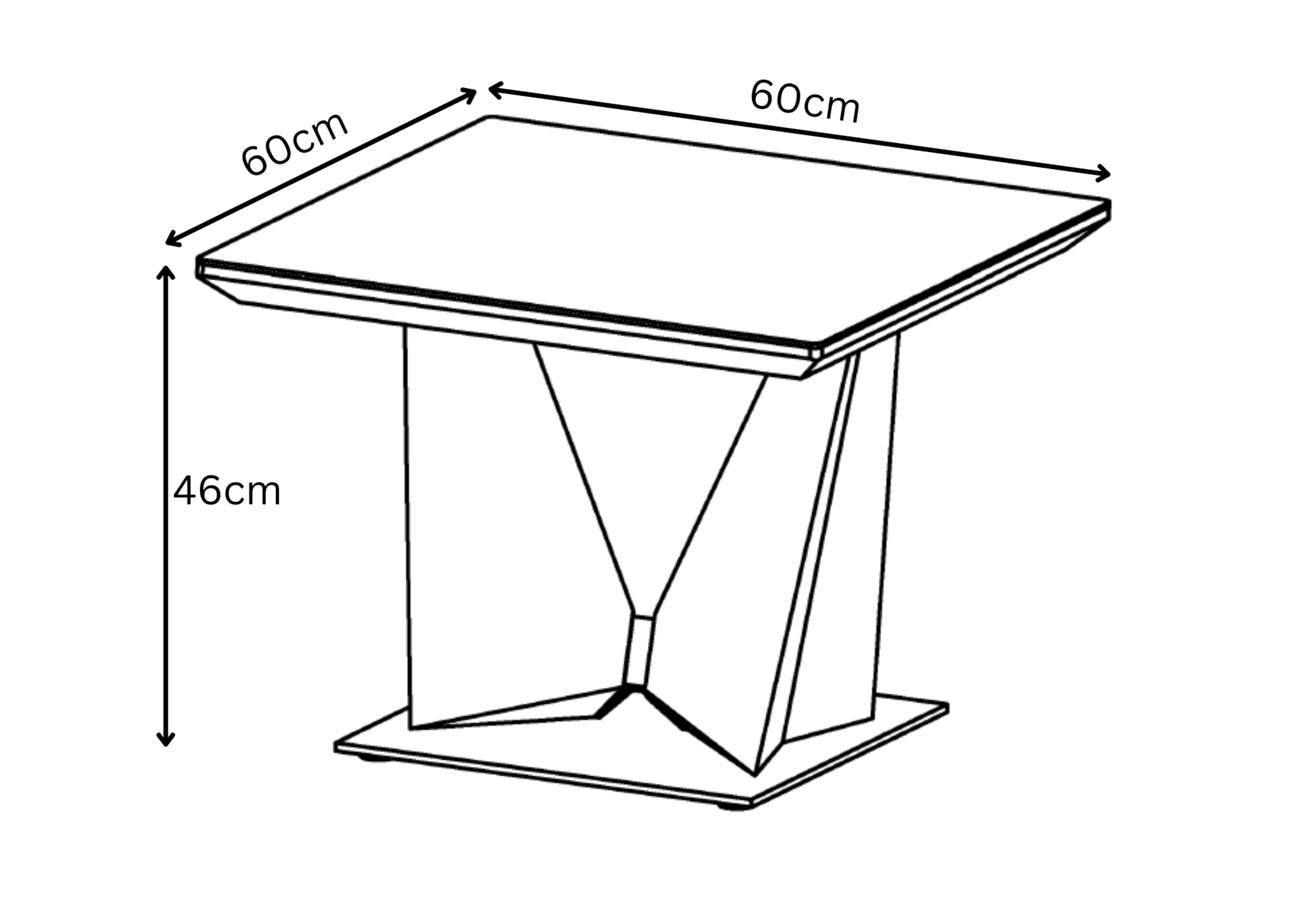 Westin Grey Ceramic Side Table