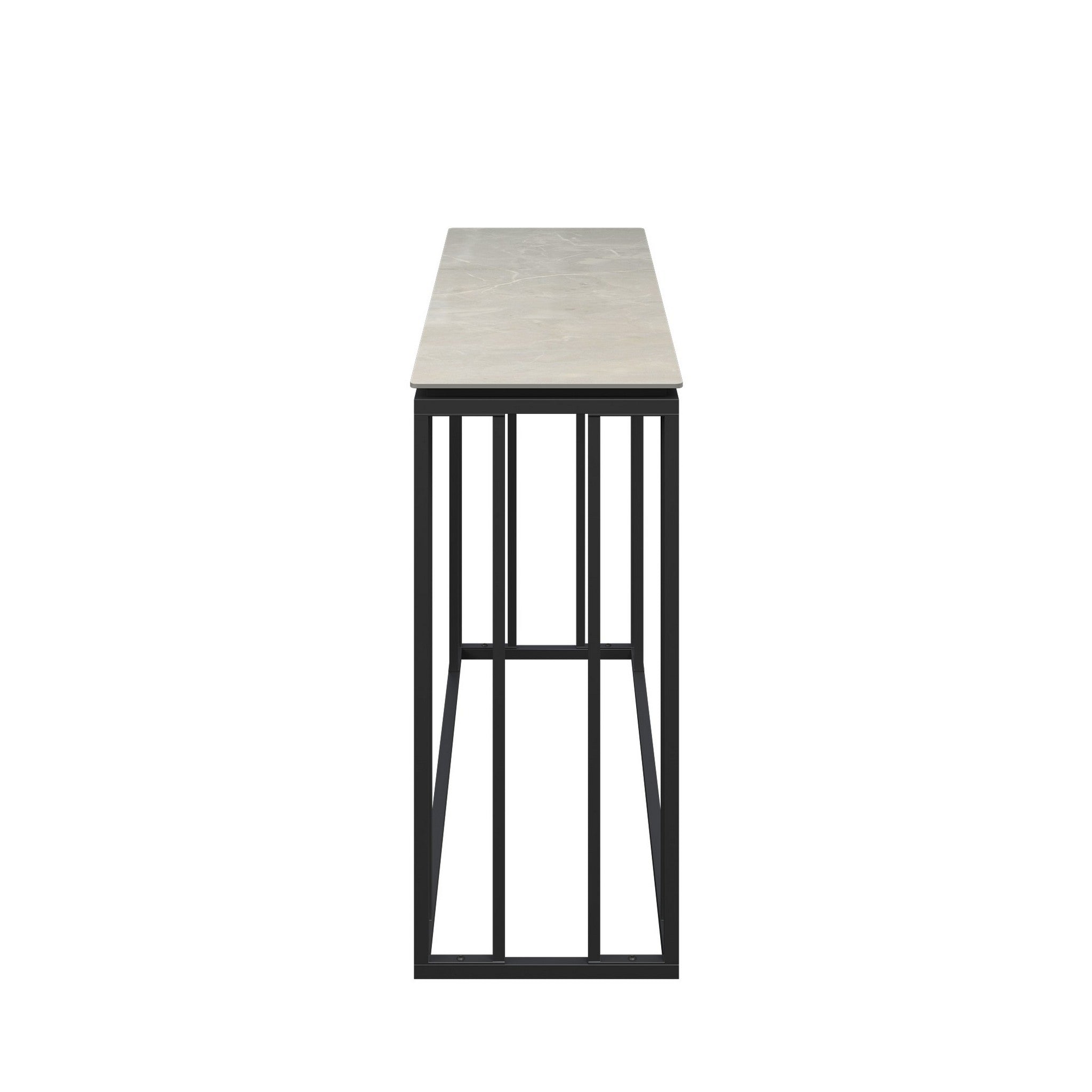 Capri Grey Ceramic Console Table