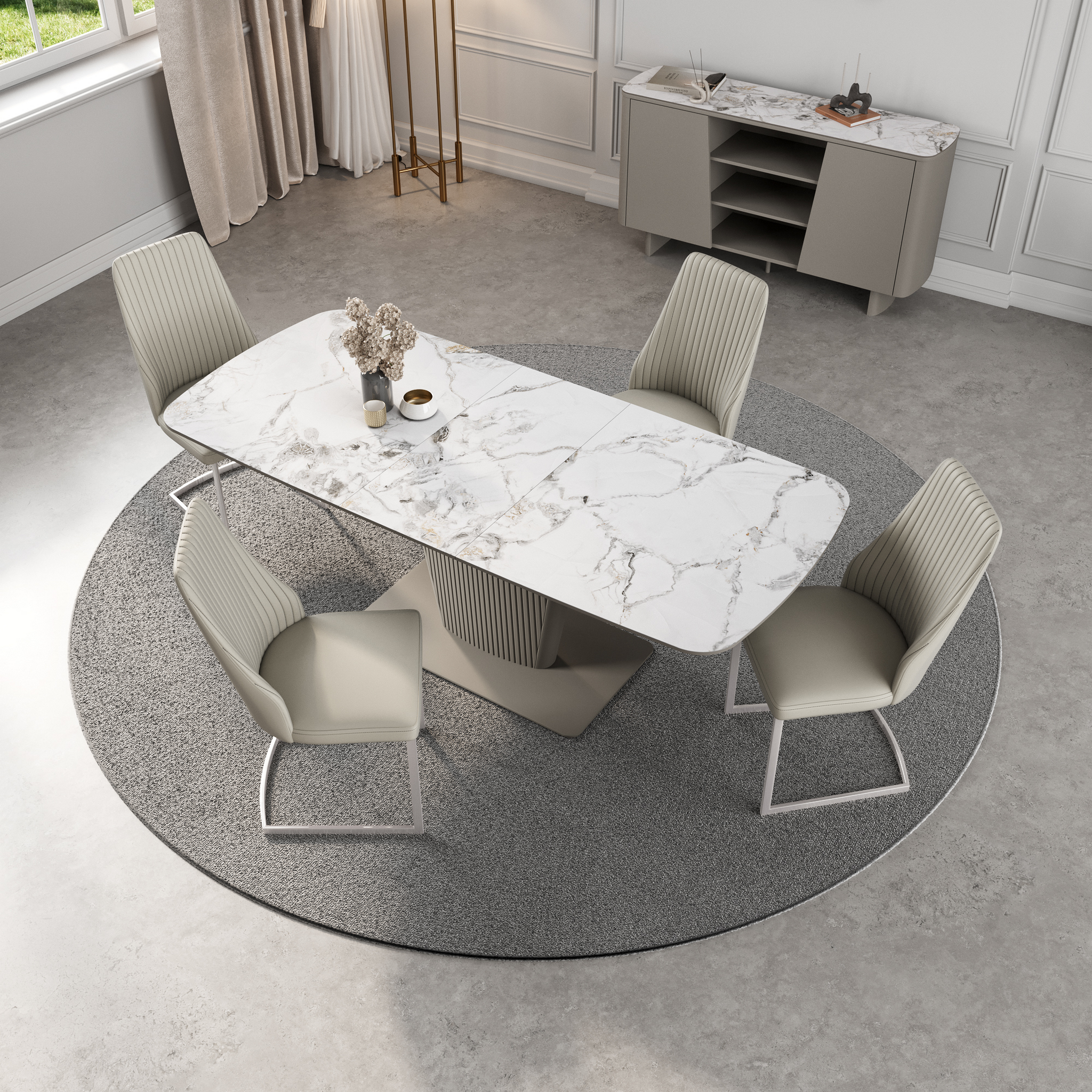 Castello 160-200cm Ceramic Extending Dining Table