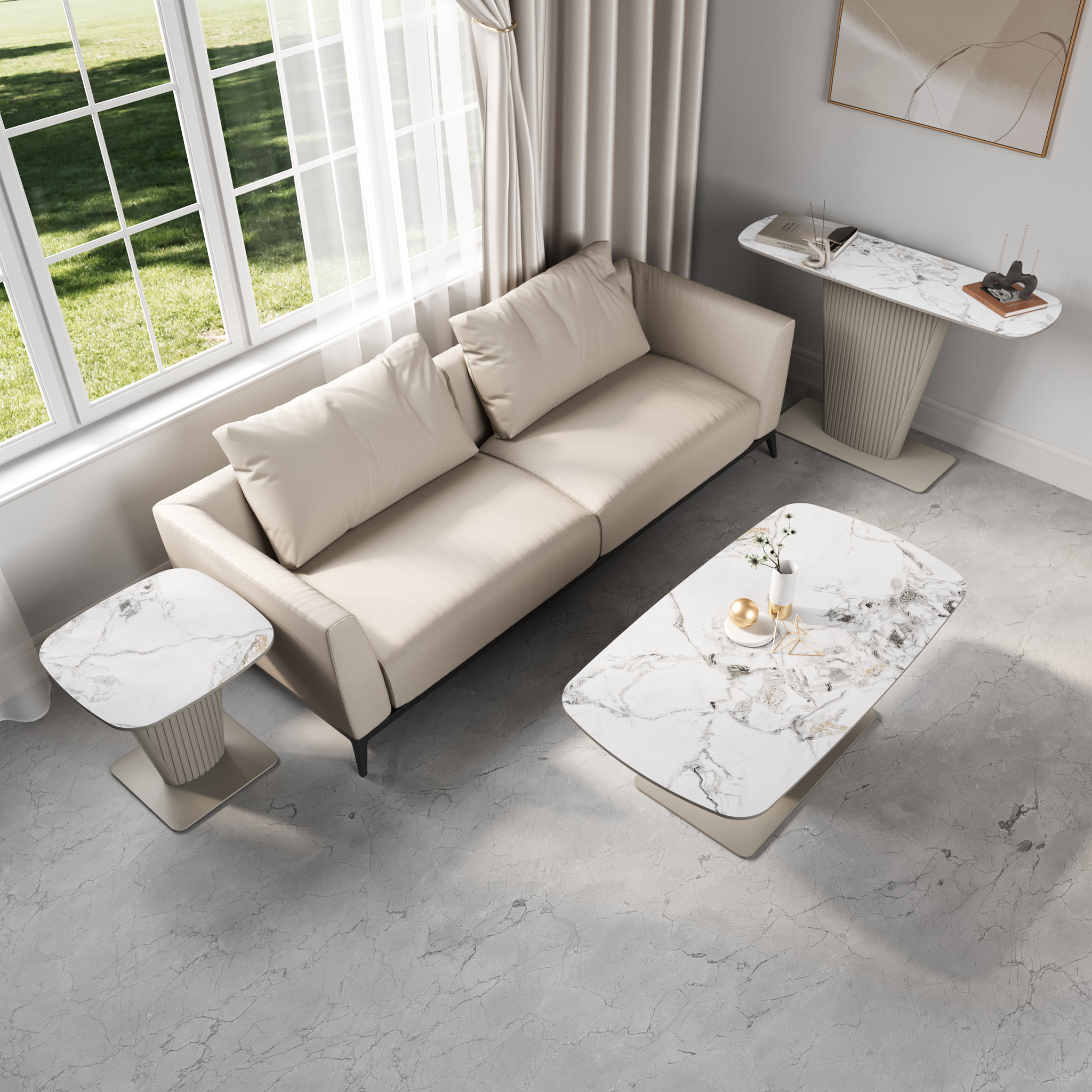 Castello Ceramic Console Table