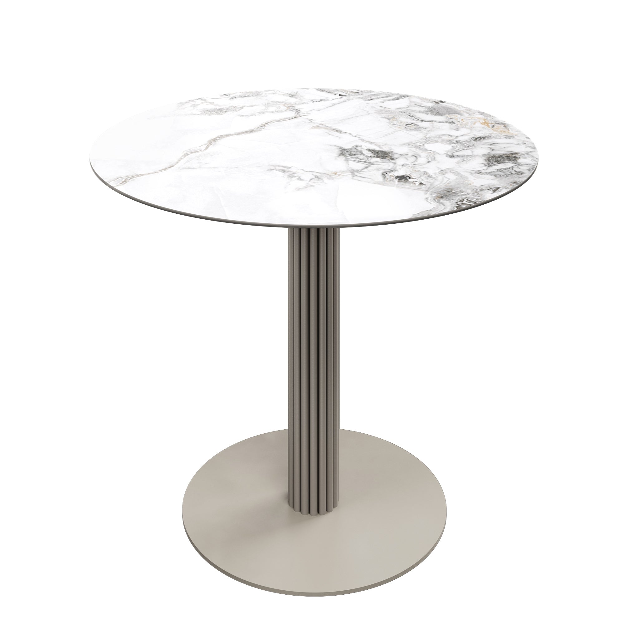 Castello 80cm Round Ceramic Bistro Table