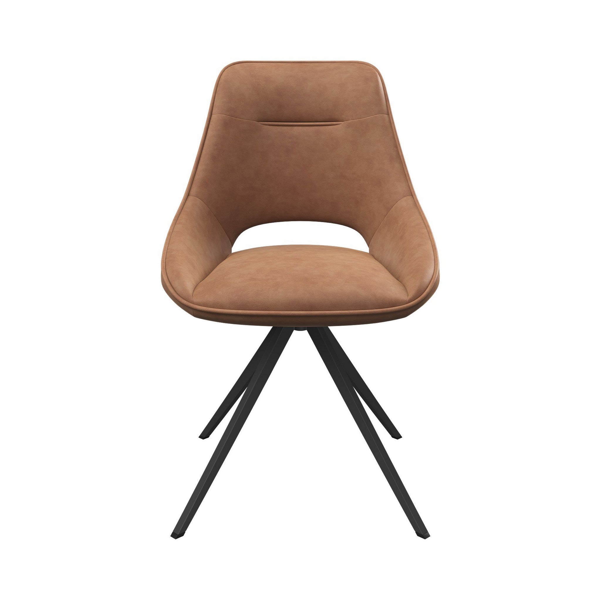 Cerutti Faux Leather Swivel Dining Chair