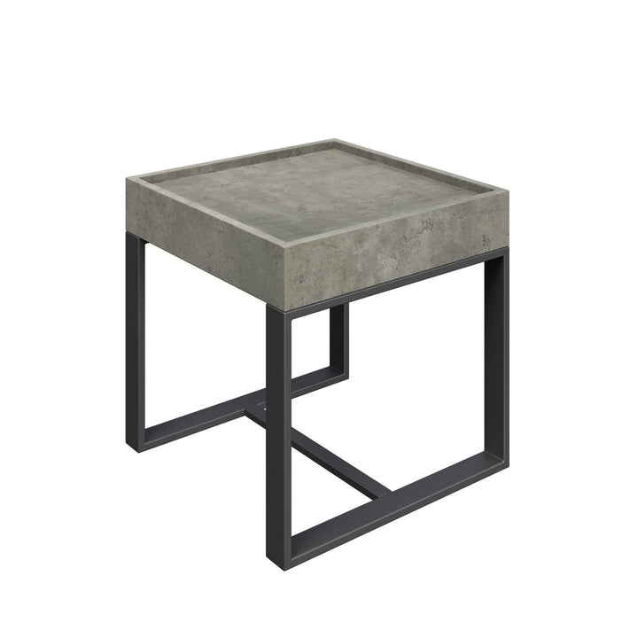 Corum Concrete Effect Side Table