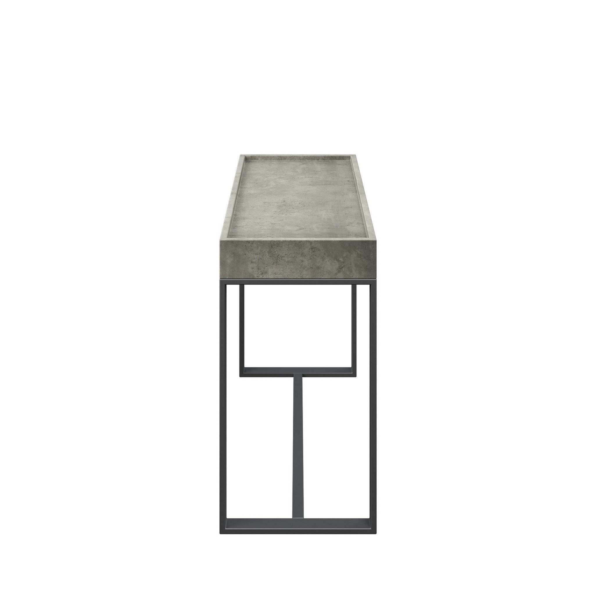 Corum Concrete Effect Console Table