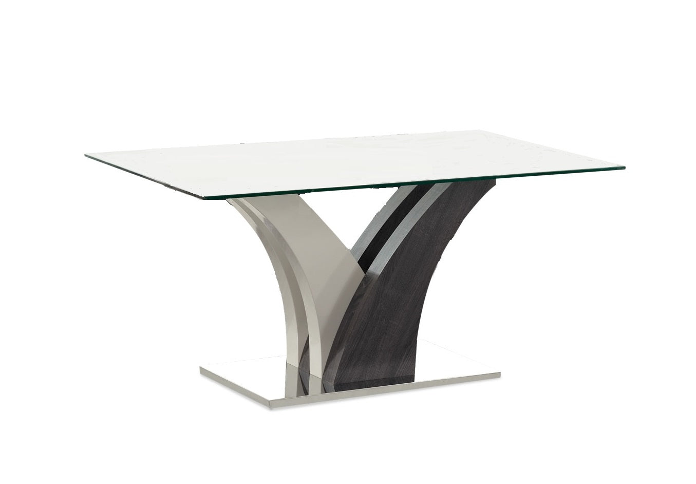 Salvador 160cm Clear Glass Dining Table