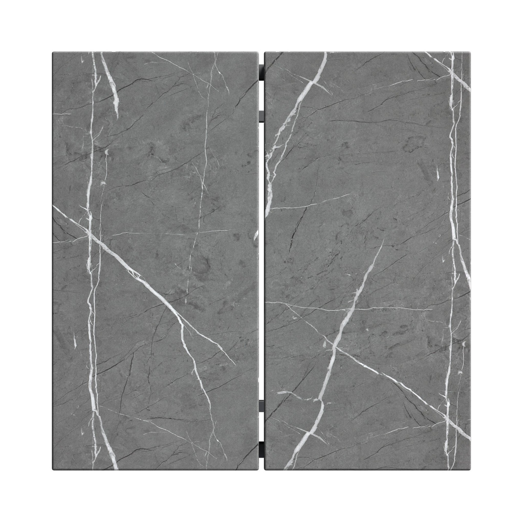 Delma Grey Marble Effect Side Table