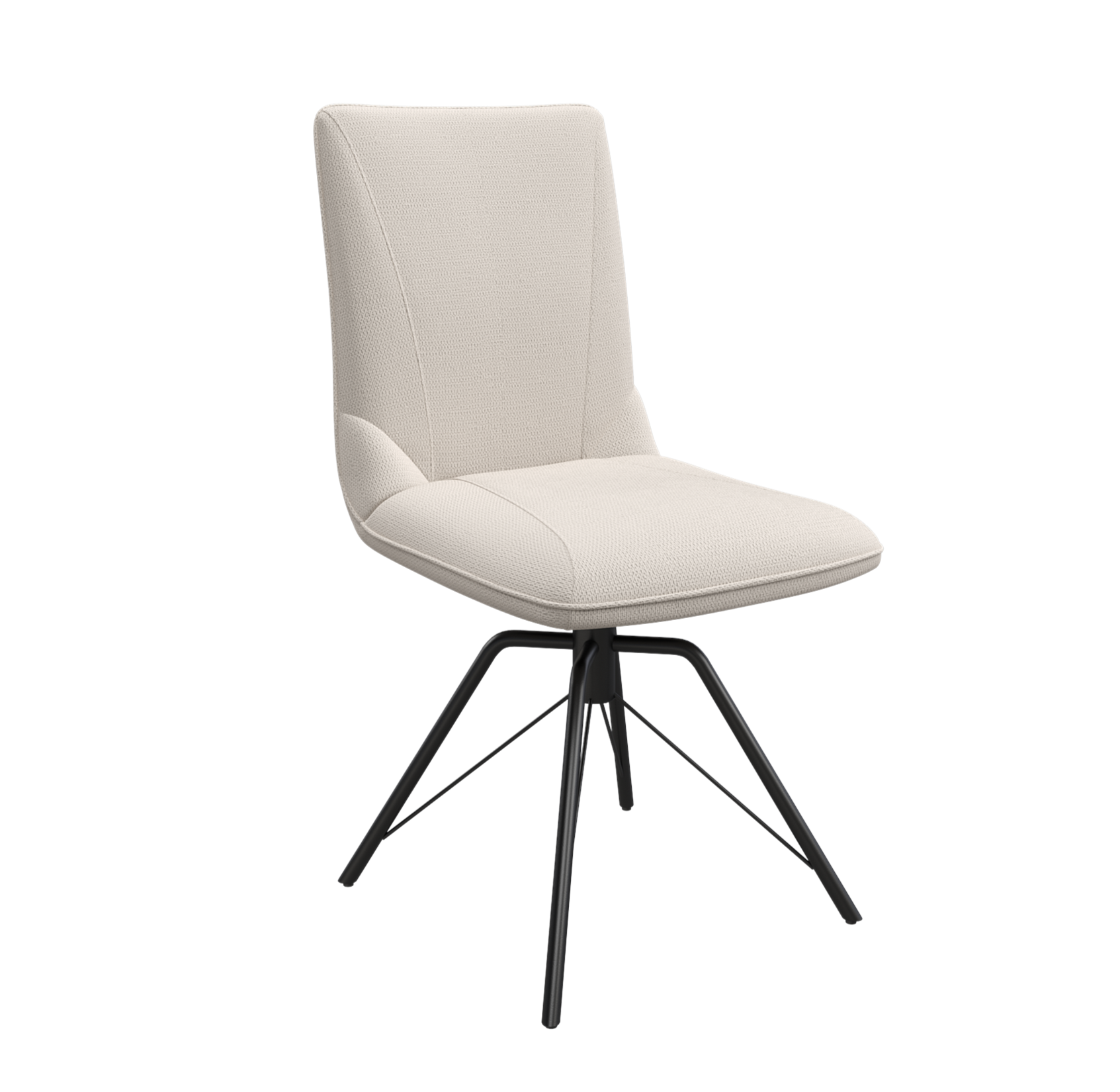 Faro Fabric Swivel Dining Chair