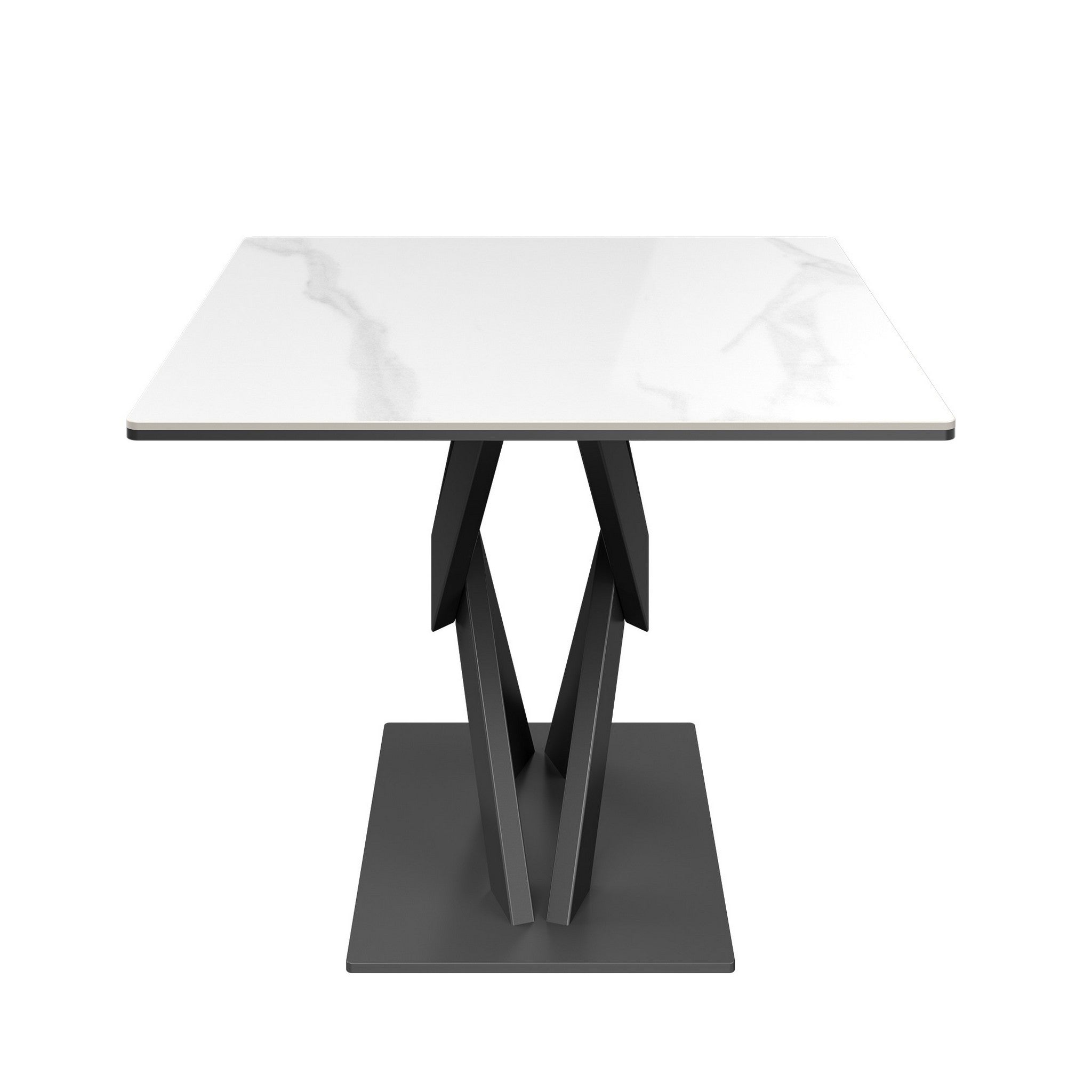 Kenzo White Gloss Ceramic Side Table