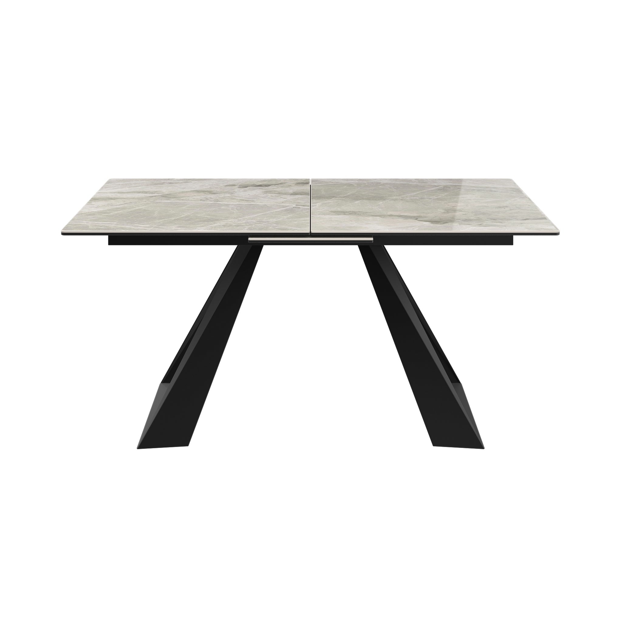 Lavante 160-200cm Grey Gloss Ceramic Auto-rise Extending Dining Table
