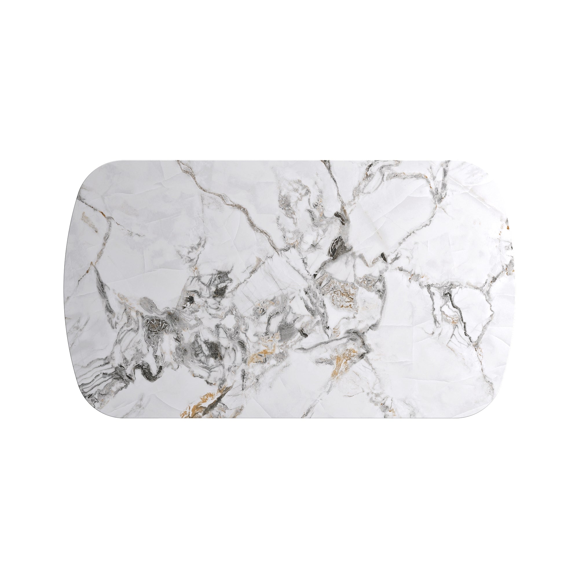 Lazzaro 140cm White Marble Ceramic Dining Table