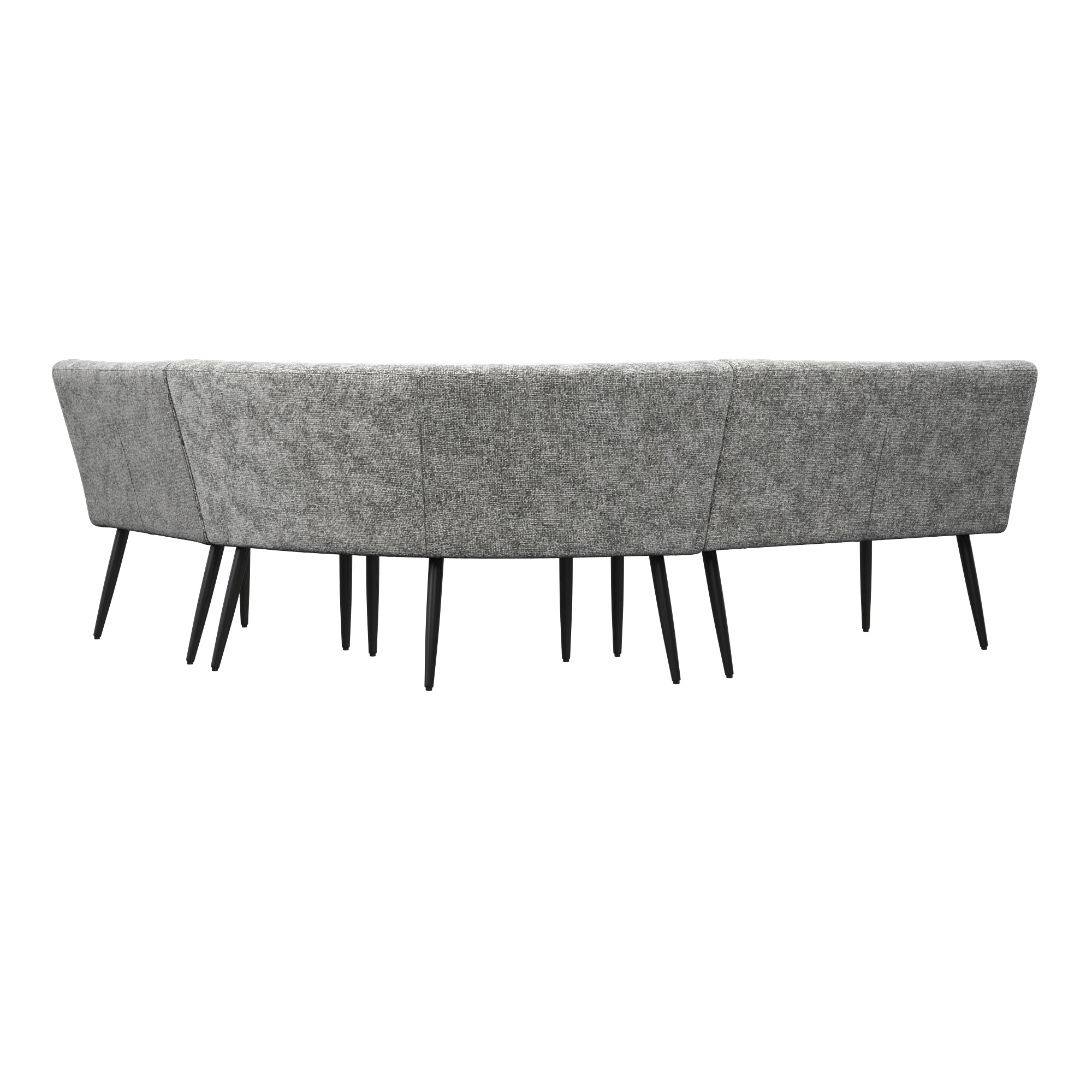 Lazzaro Fabric Curved Corner Bench