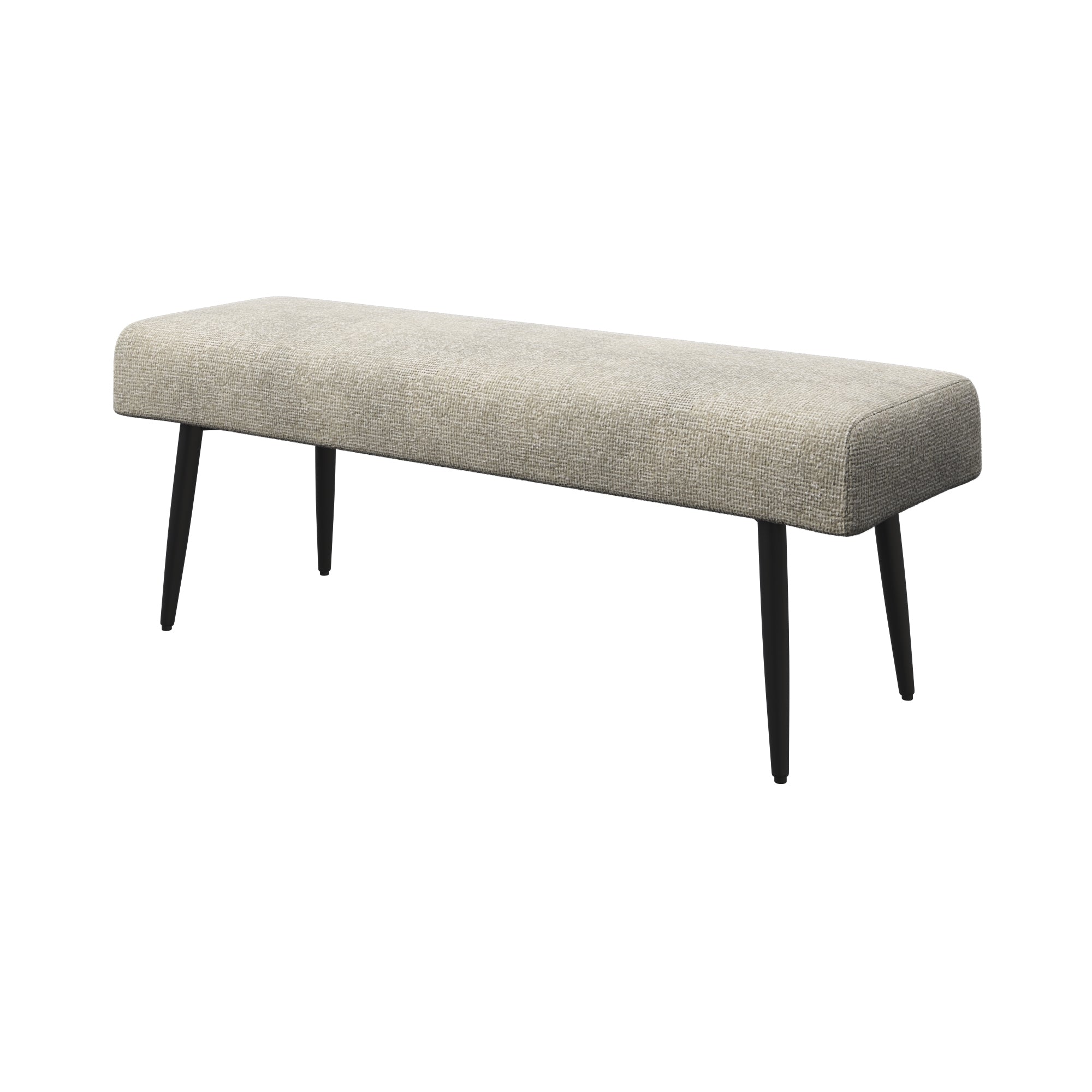 Lazzaro Fabric Backless Bench