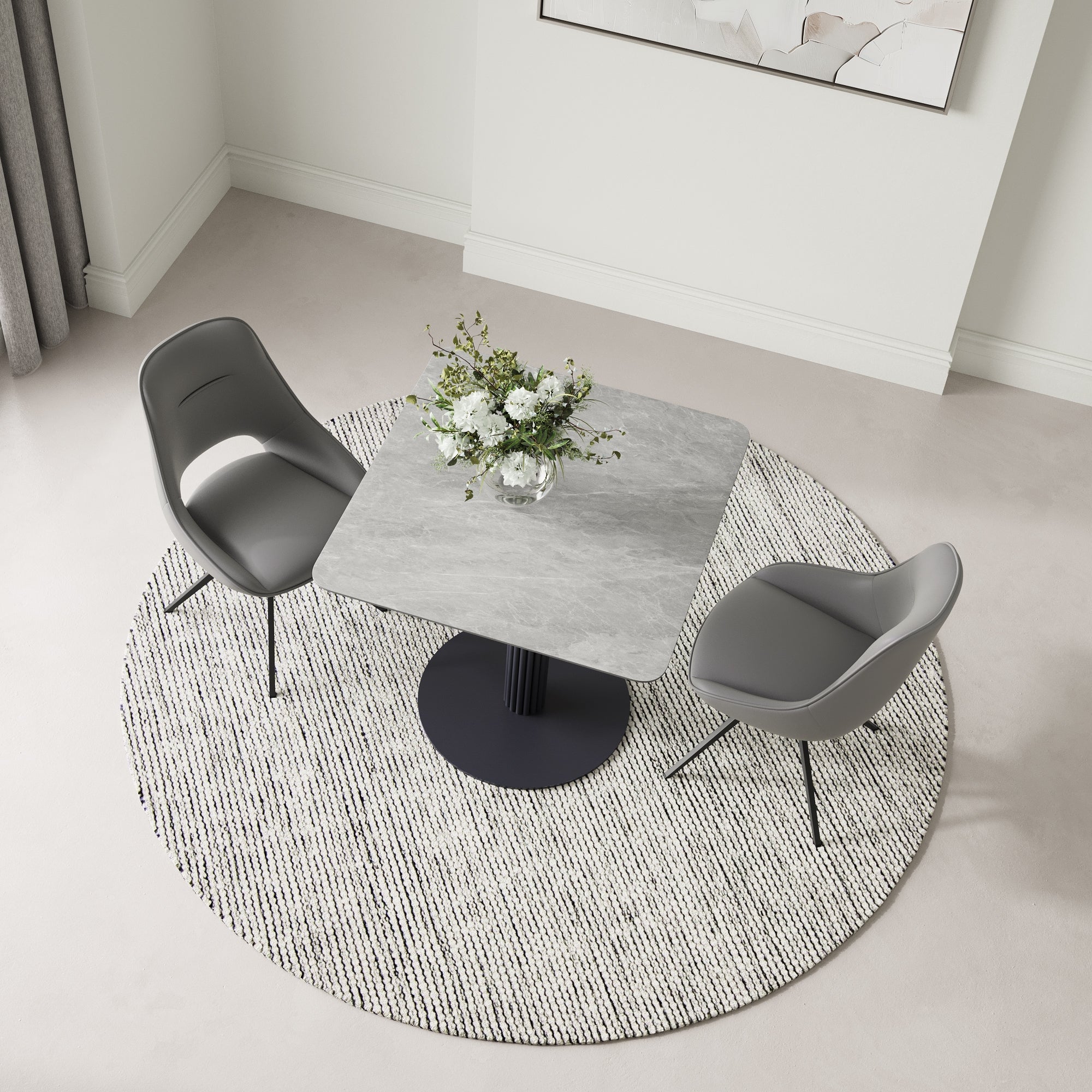 Castello 80cm Square Ceramic Bistro Table