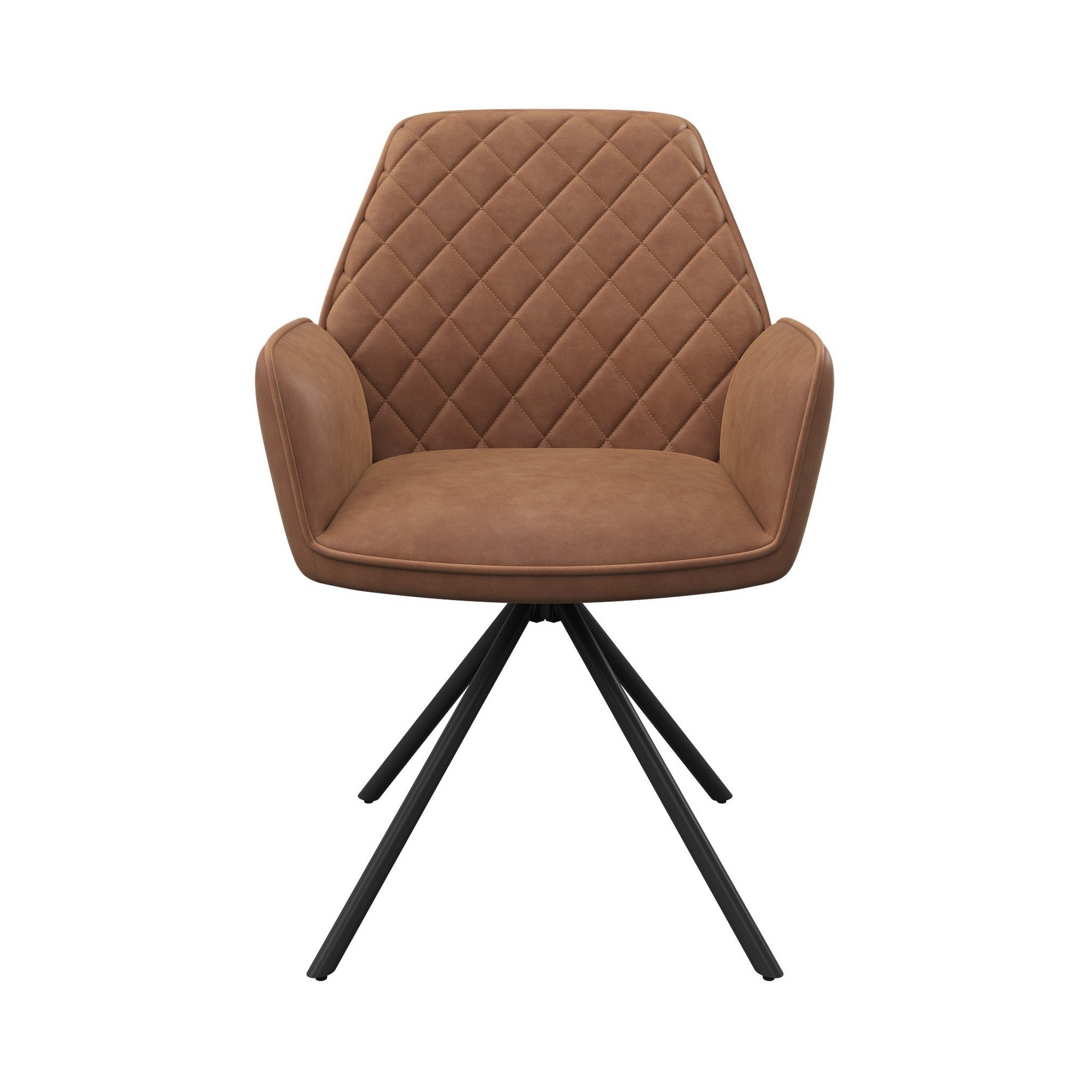 Lina Faux Leather Swivel Dining Chair