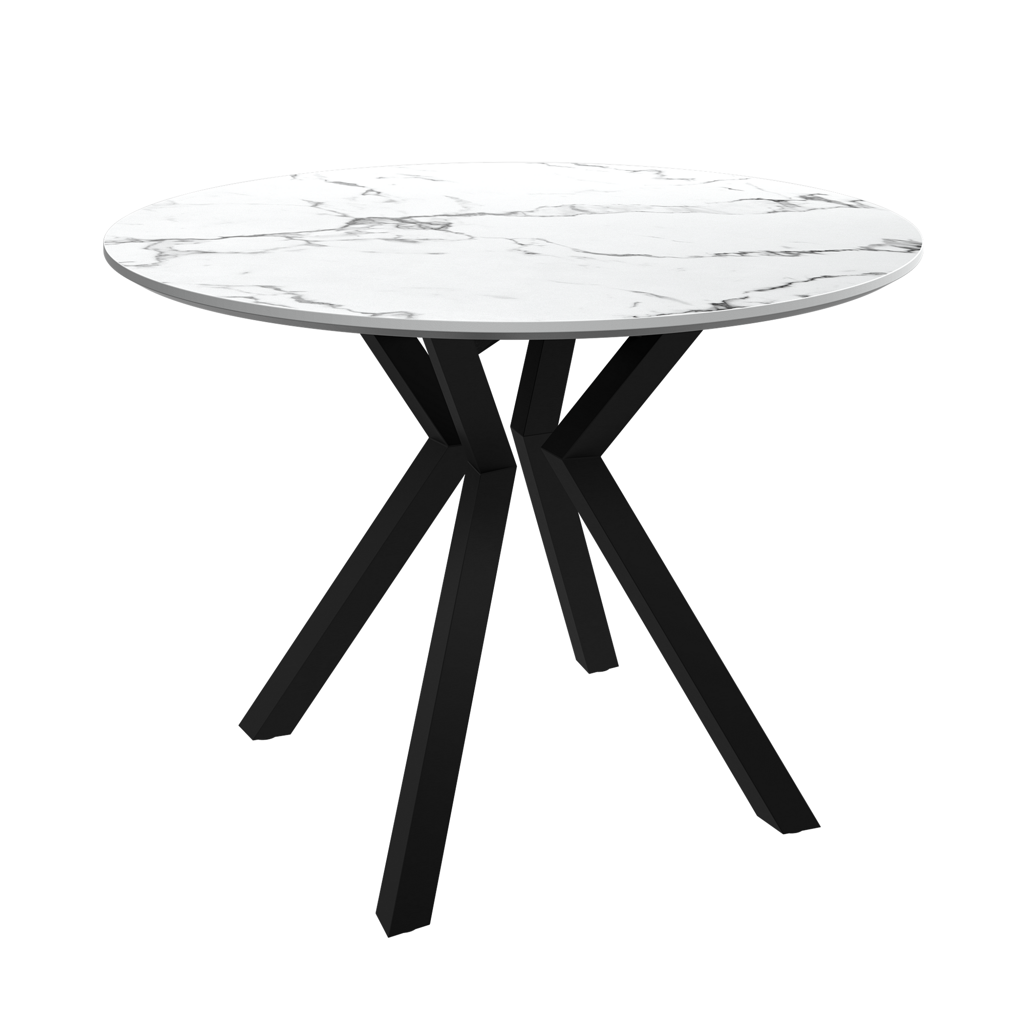 Lorenzo 110cm Ceramic Look Dining Table