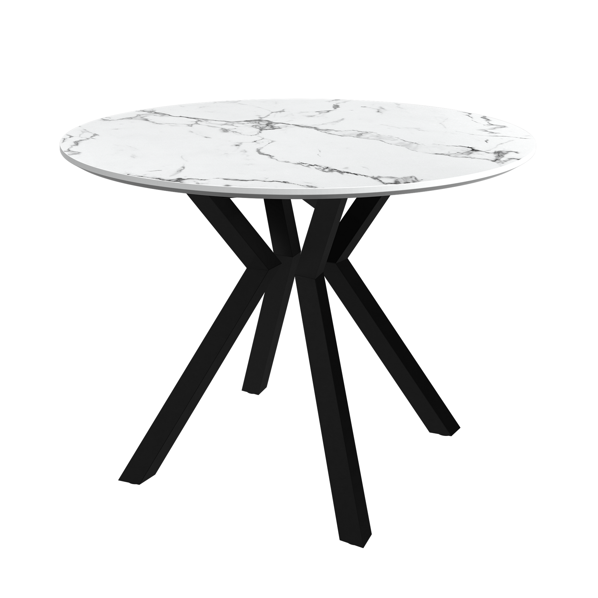 Lorenzo 110cm Ceramic Look Dining Table