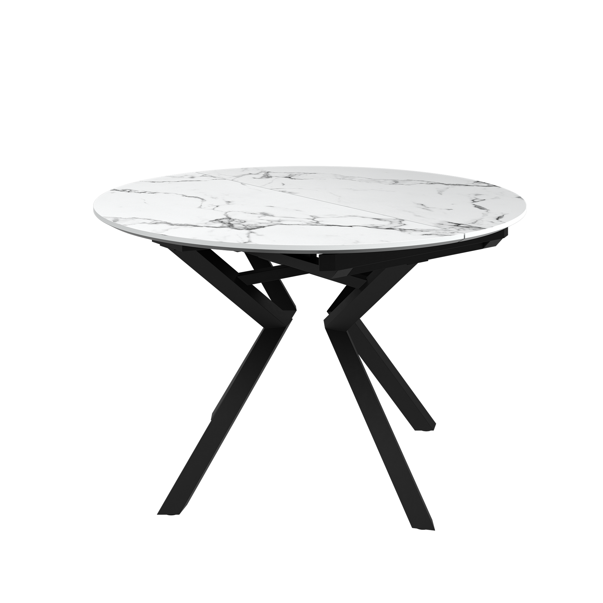 Lorenzo 120-160cm Extending Ceramic Look Dining Table
