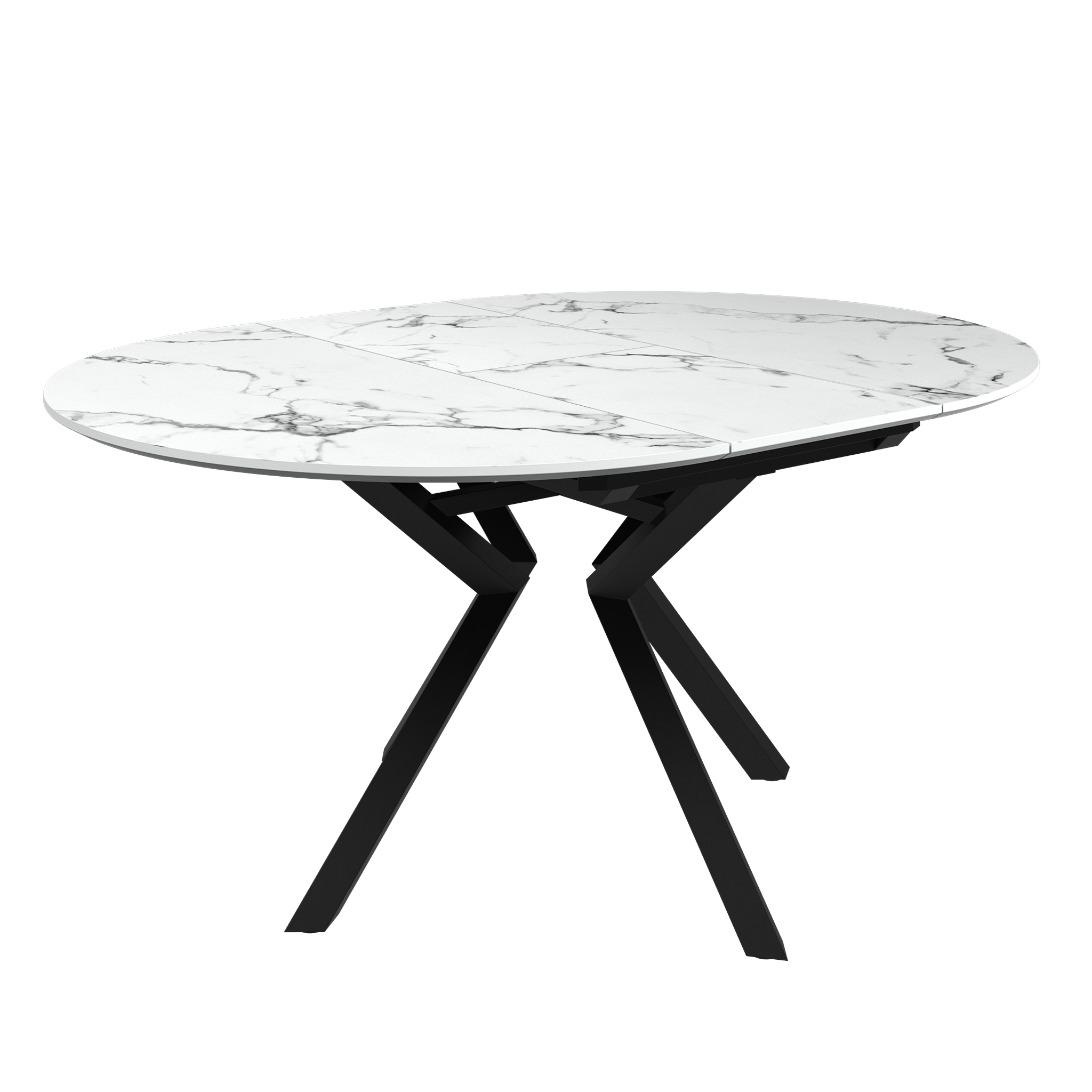 Lorenzo 120-160cm Extending Ceramic Look Dining Table