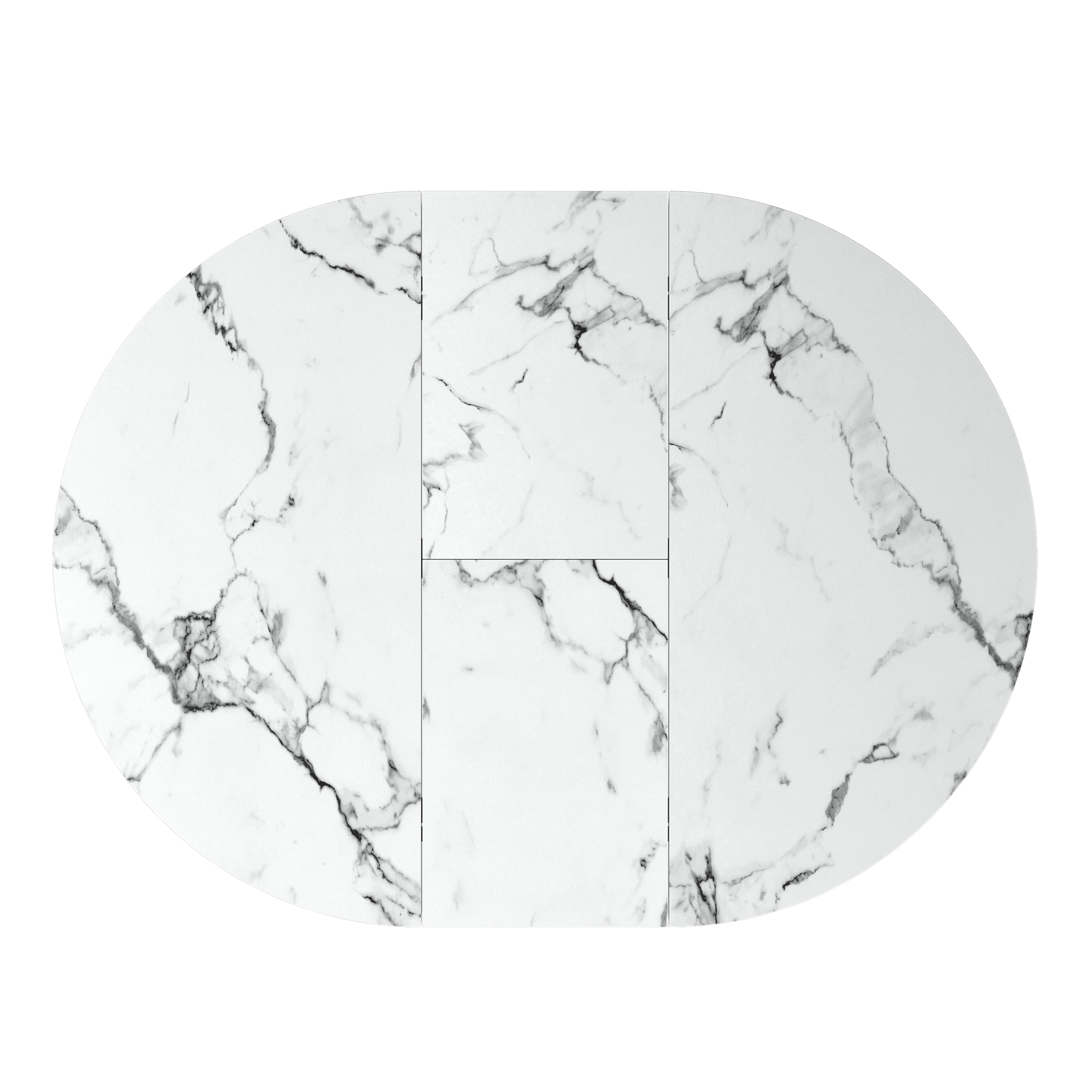 Lorenzo 120-160cm Extending Ceramic Look Dining Table