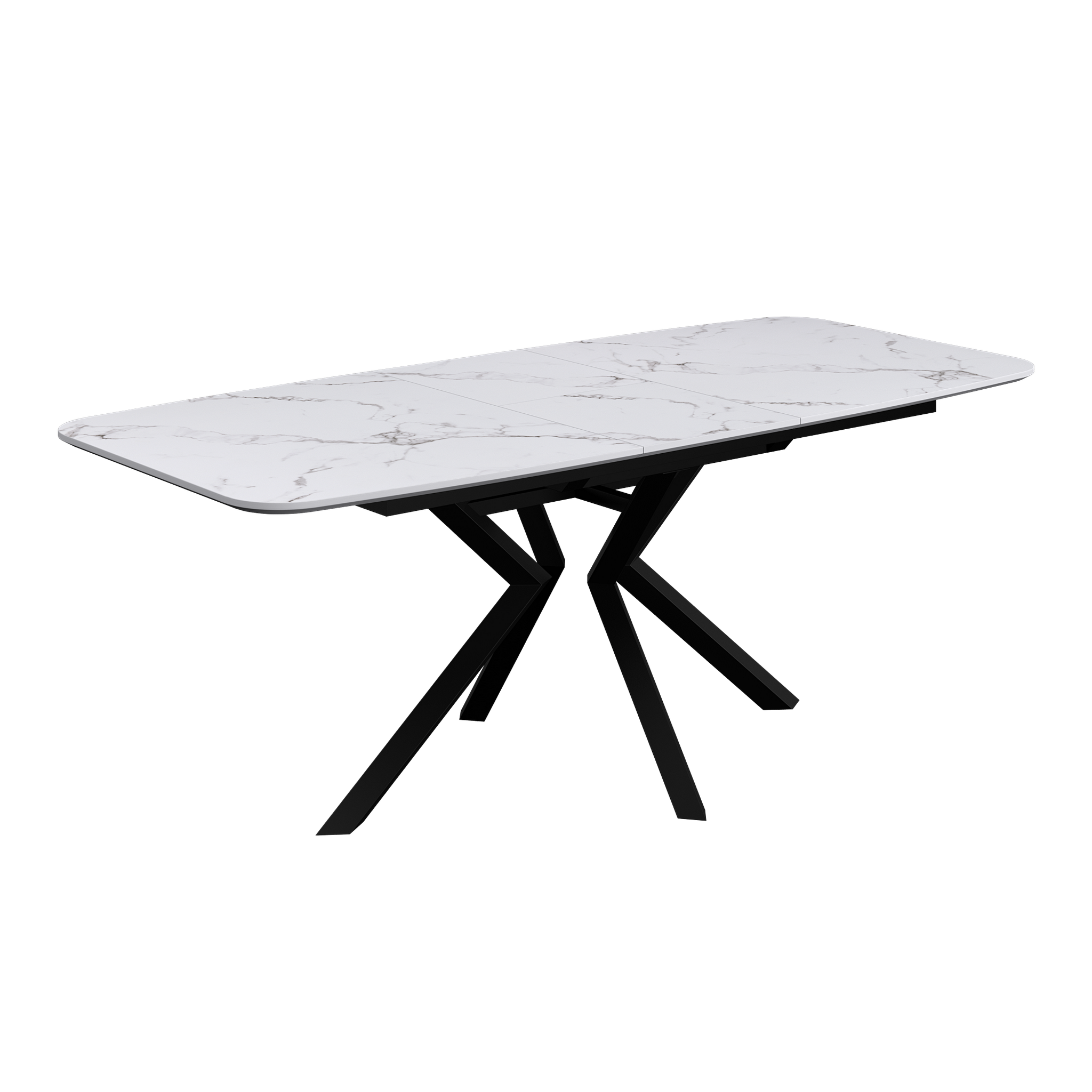 Lorenzo 160-200cm Extending Ceramic Look Dining Table