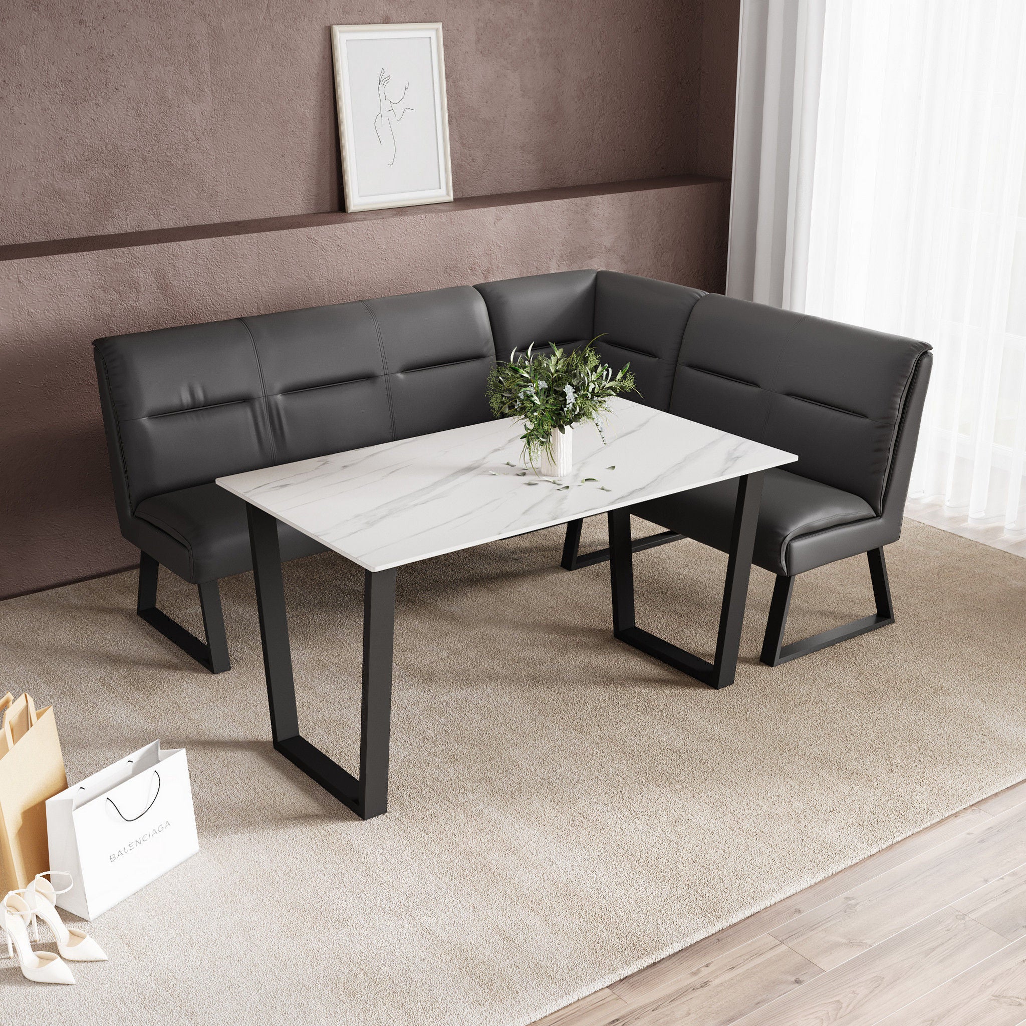 Cerutti 140cm Ceramic Dining Table