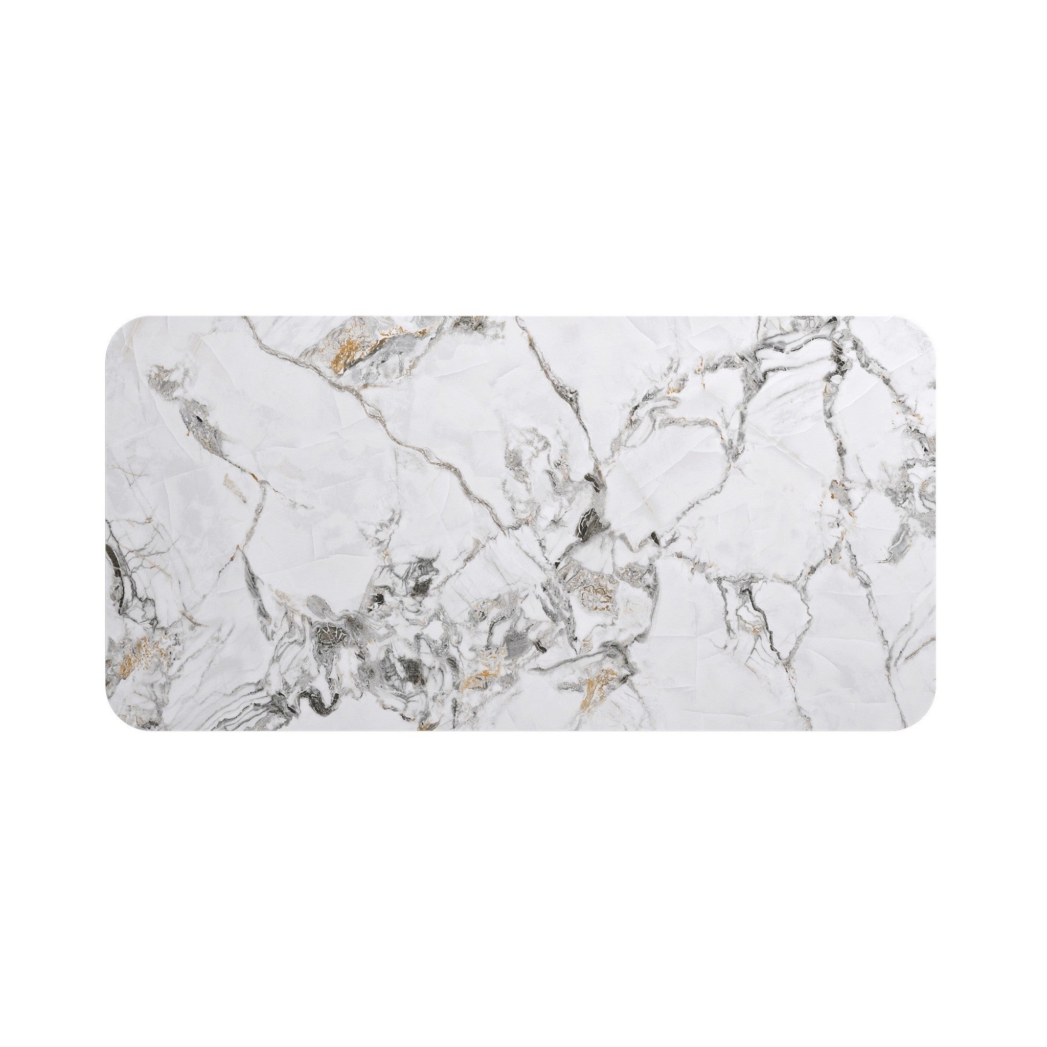 Milano 180cm Gloss White Ceramic Dining Table