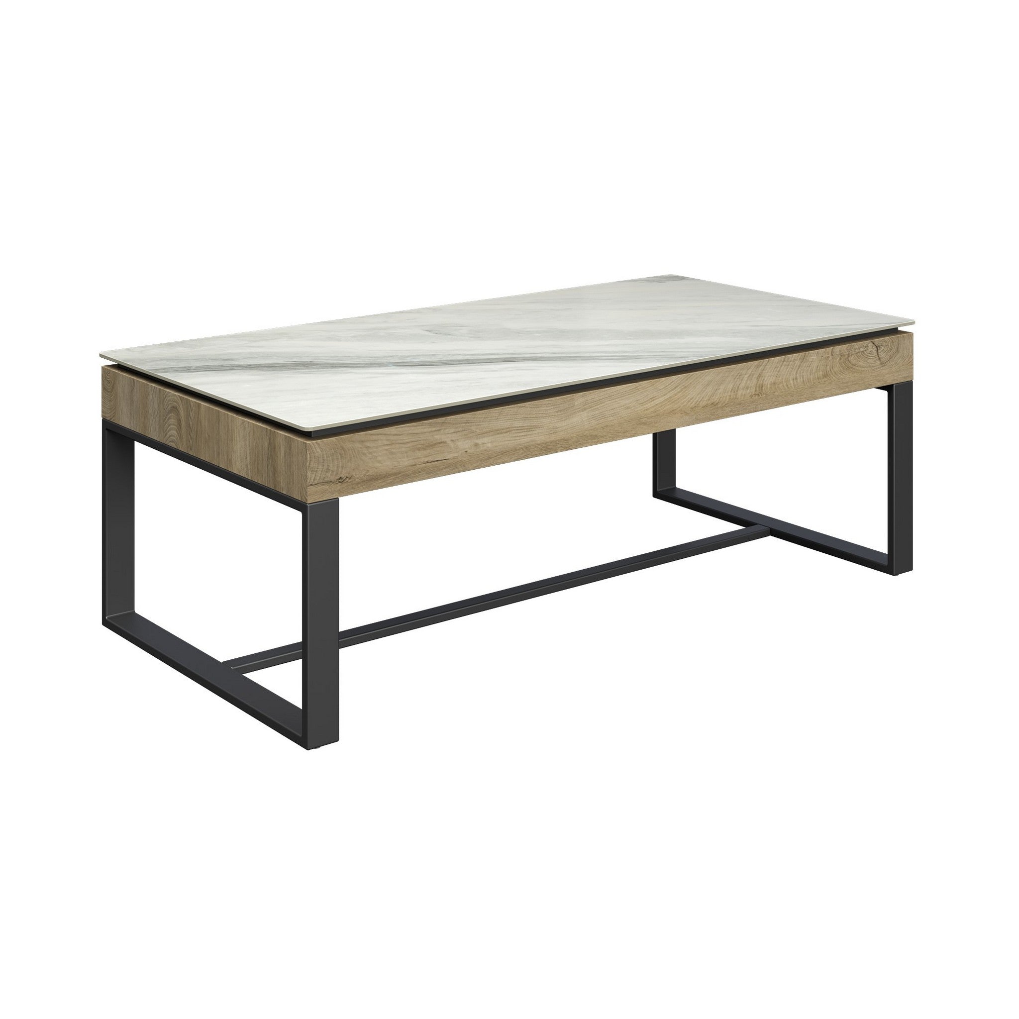 Monza White Ceramic Coffee Table