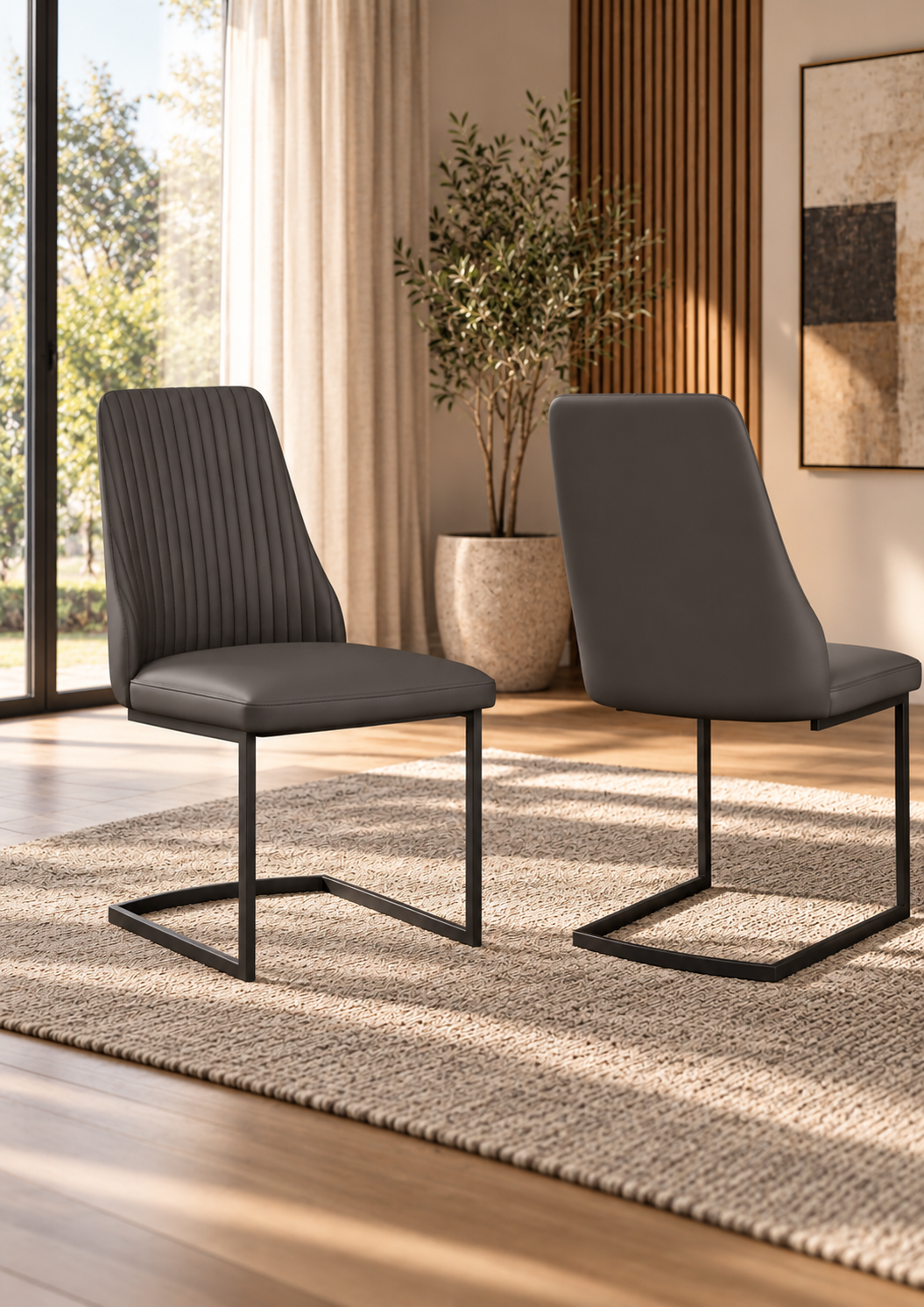 Castello Faux Leather Dining Chair