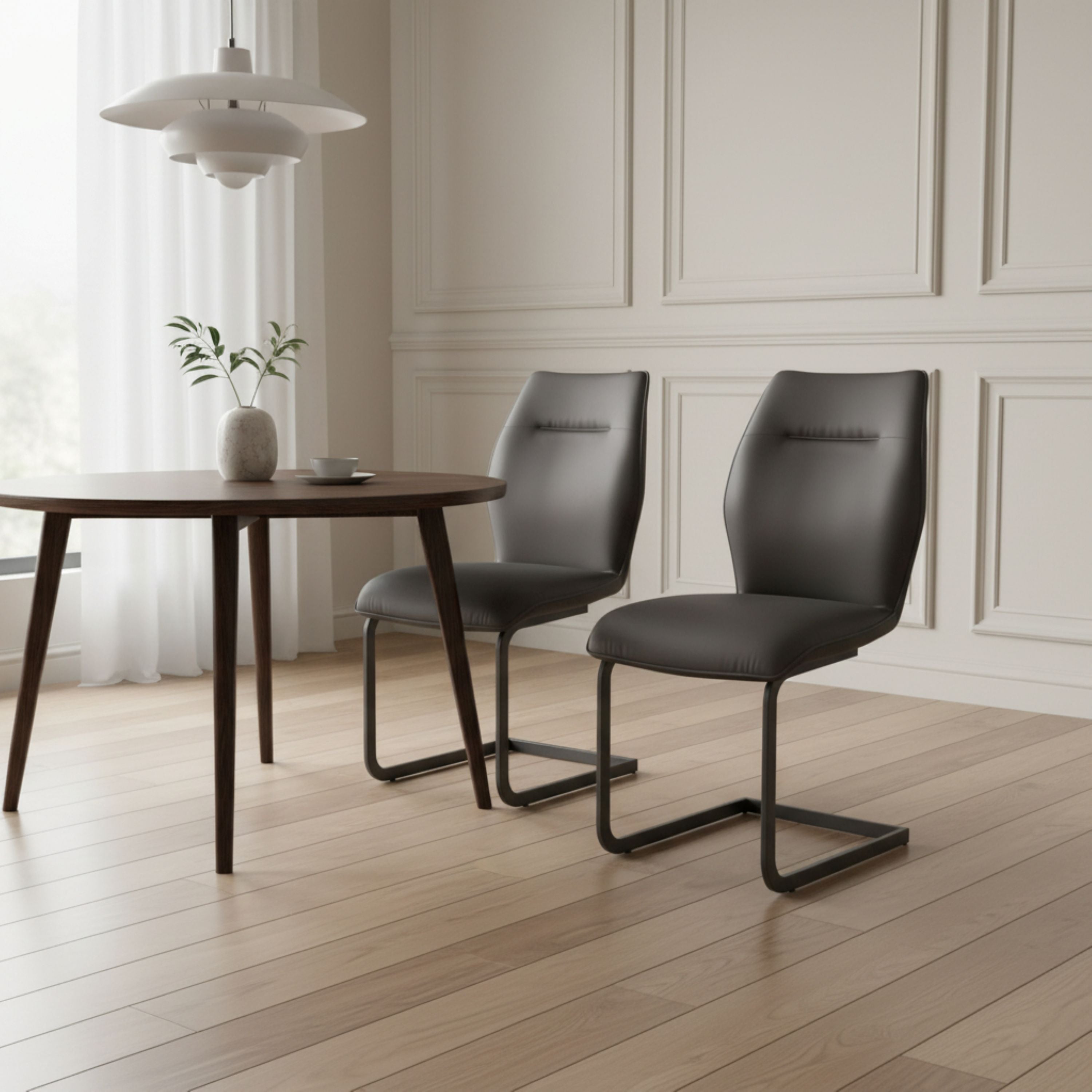 Pisa Faux Leather Dining Chair