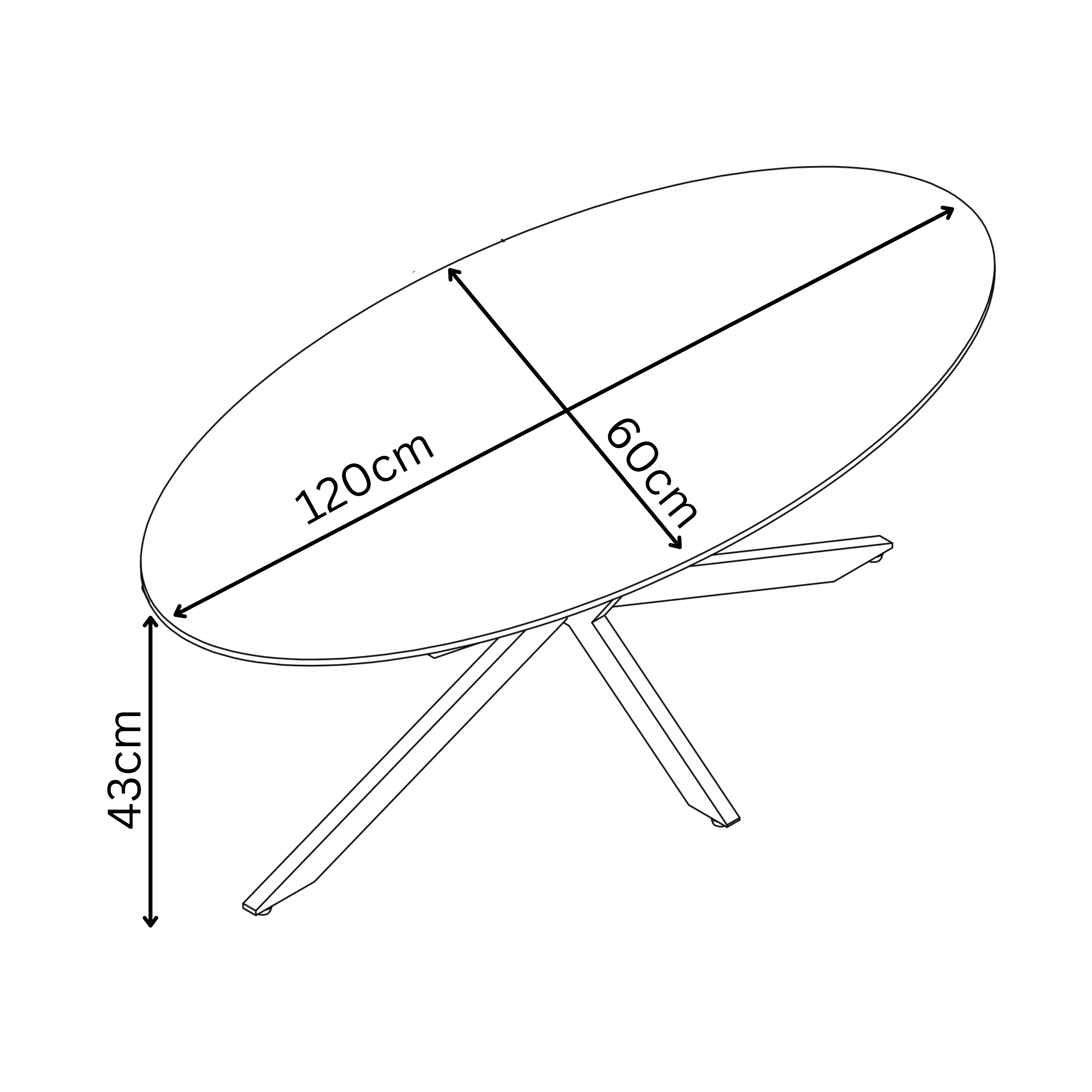 Lorenzo Ceramic Look Coffee Table