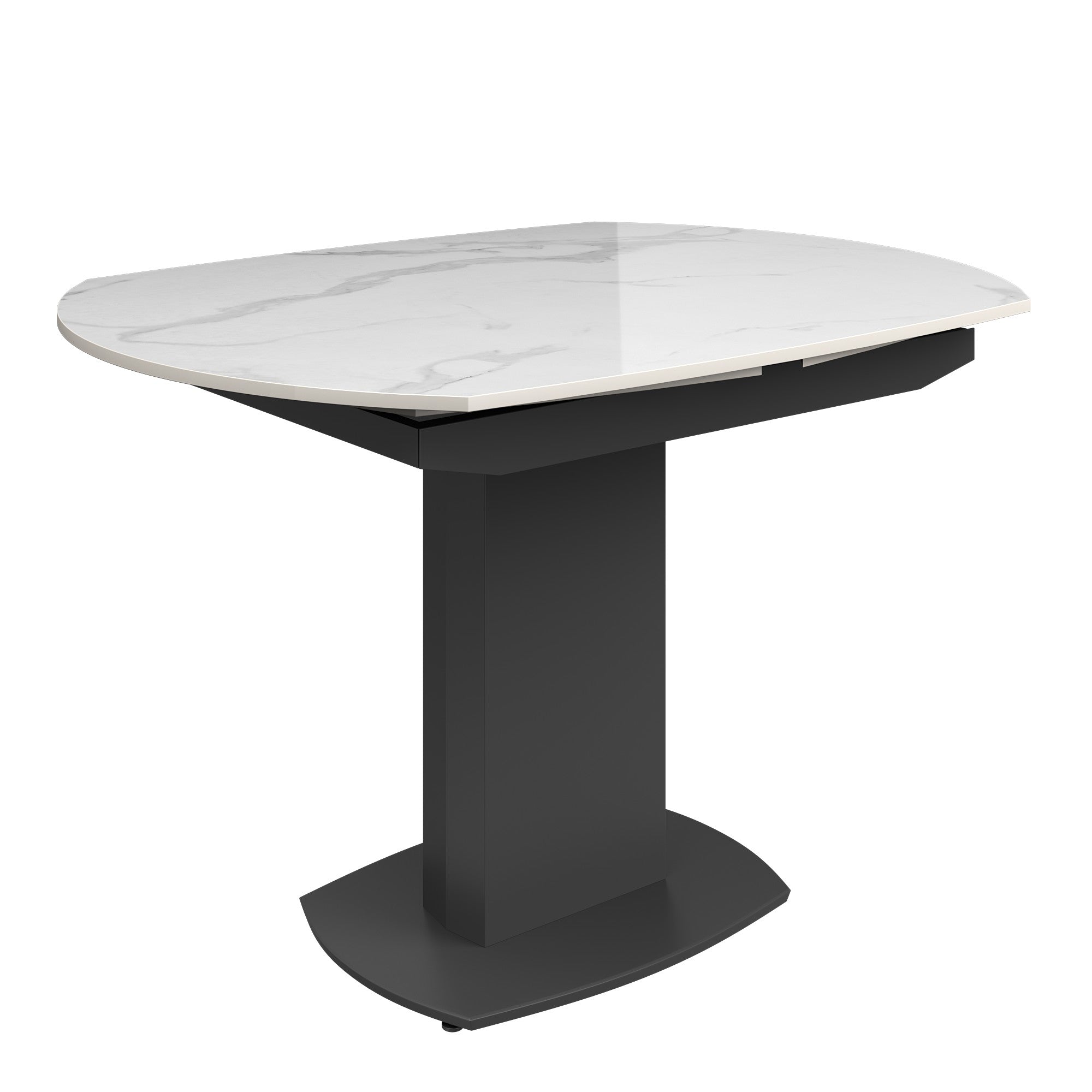 Olivia 119-179cm Ceramic Swivel Extending Dining Table
