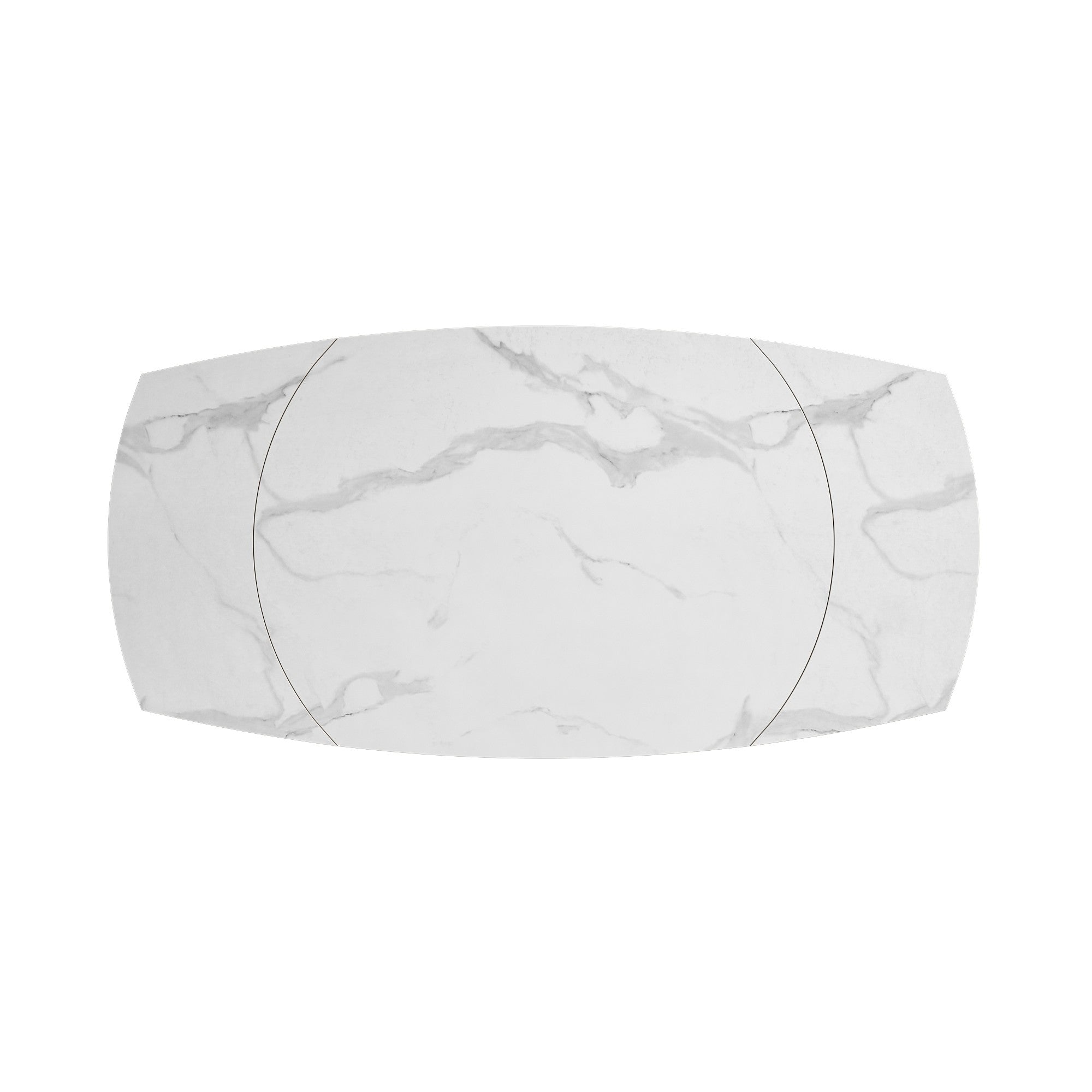 Olivia 119-179cm Ceramic Swivel Extending Dining Table